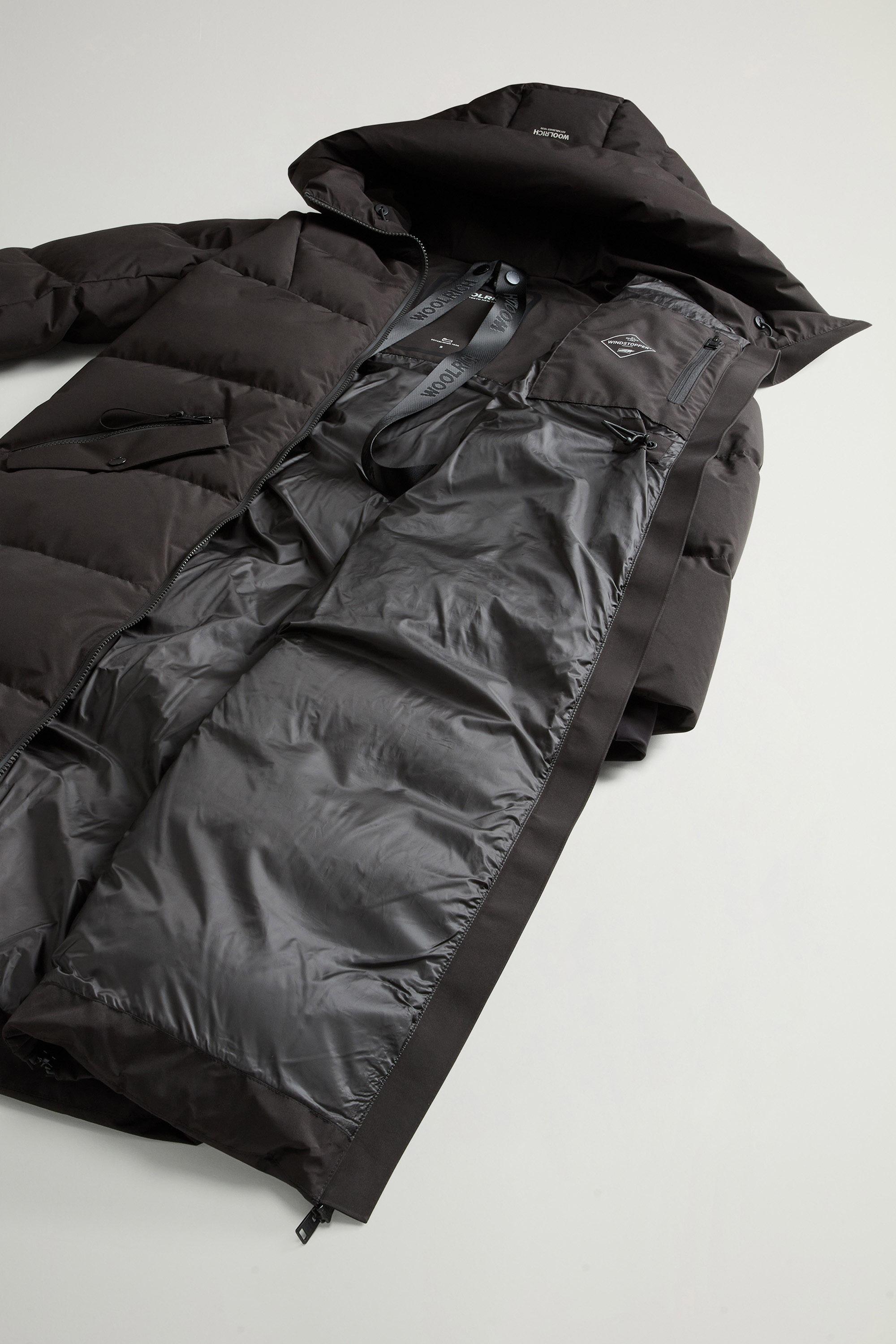Long down Jacket in WINDSTOPPER GORE-TEX Black photo 10 | Woolrich