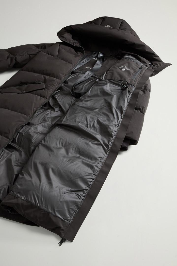Long down Jacket in WINDSTOPPER GORE-TEX Black photo 10 | Woolrich