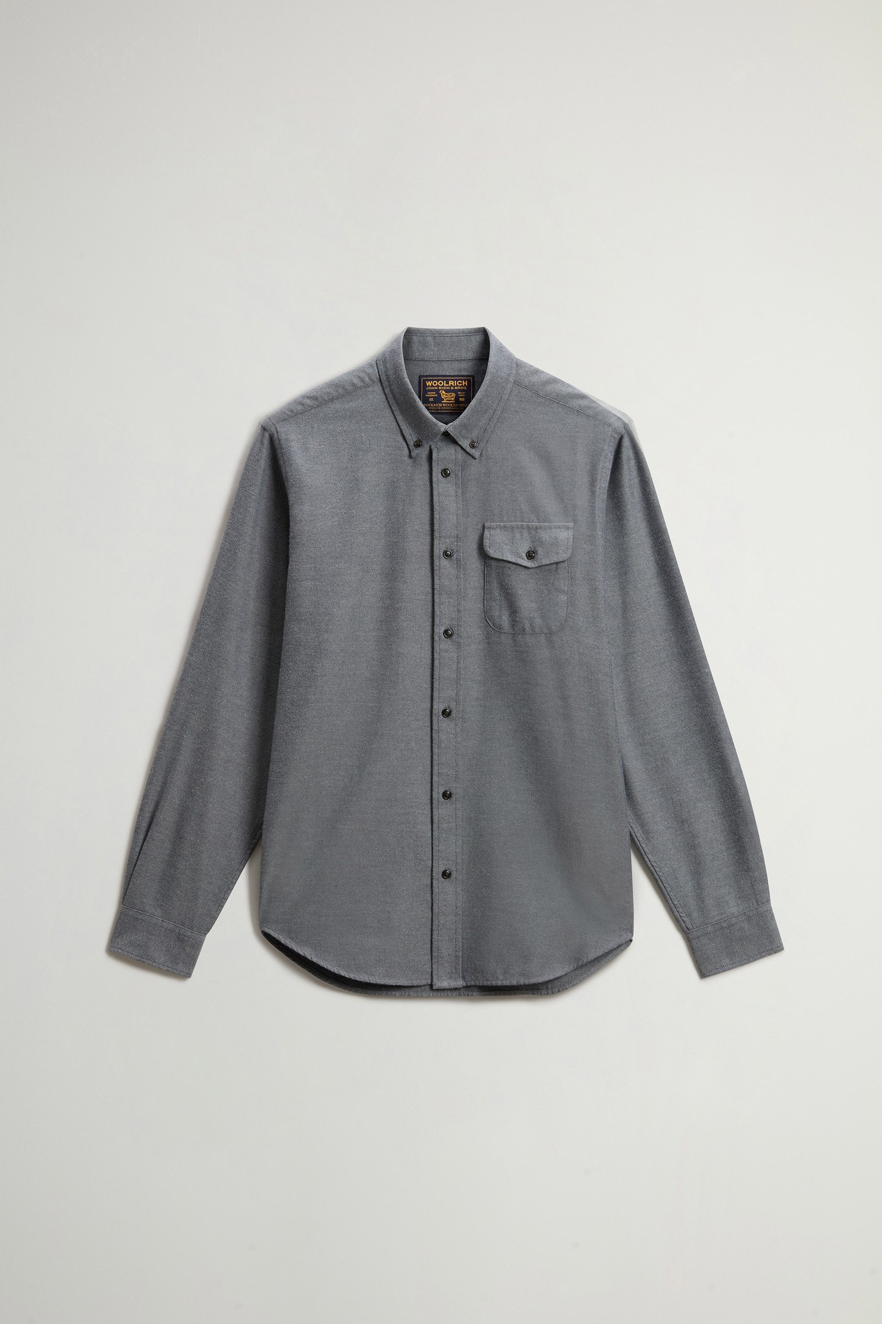 Shirt in Cotton-Blend Twill Blue photo 5 | Woolrich