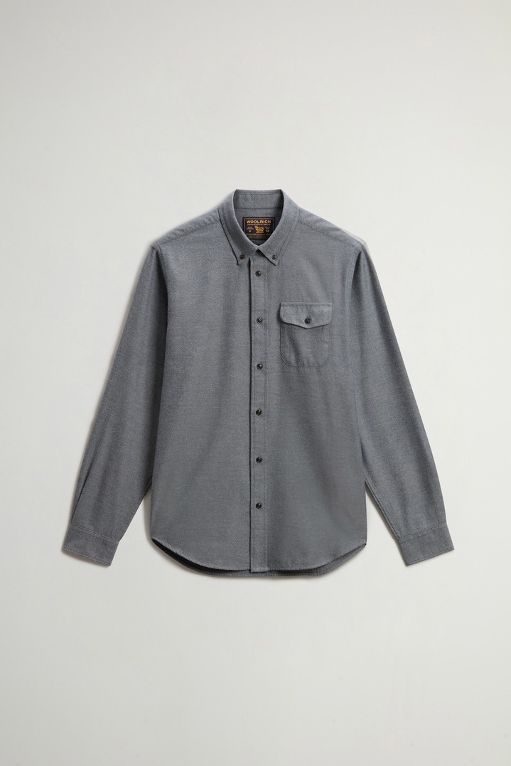 Shirt in Cotton-Blend Twill Blue photo 5 | Woolrich