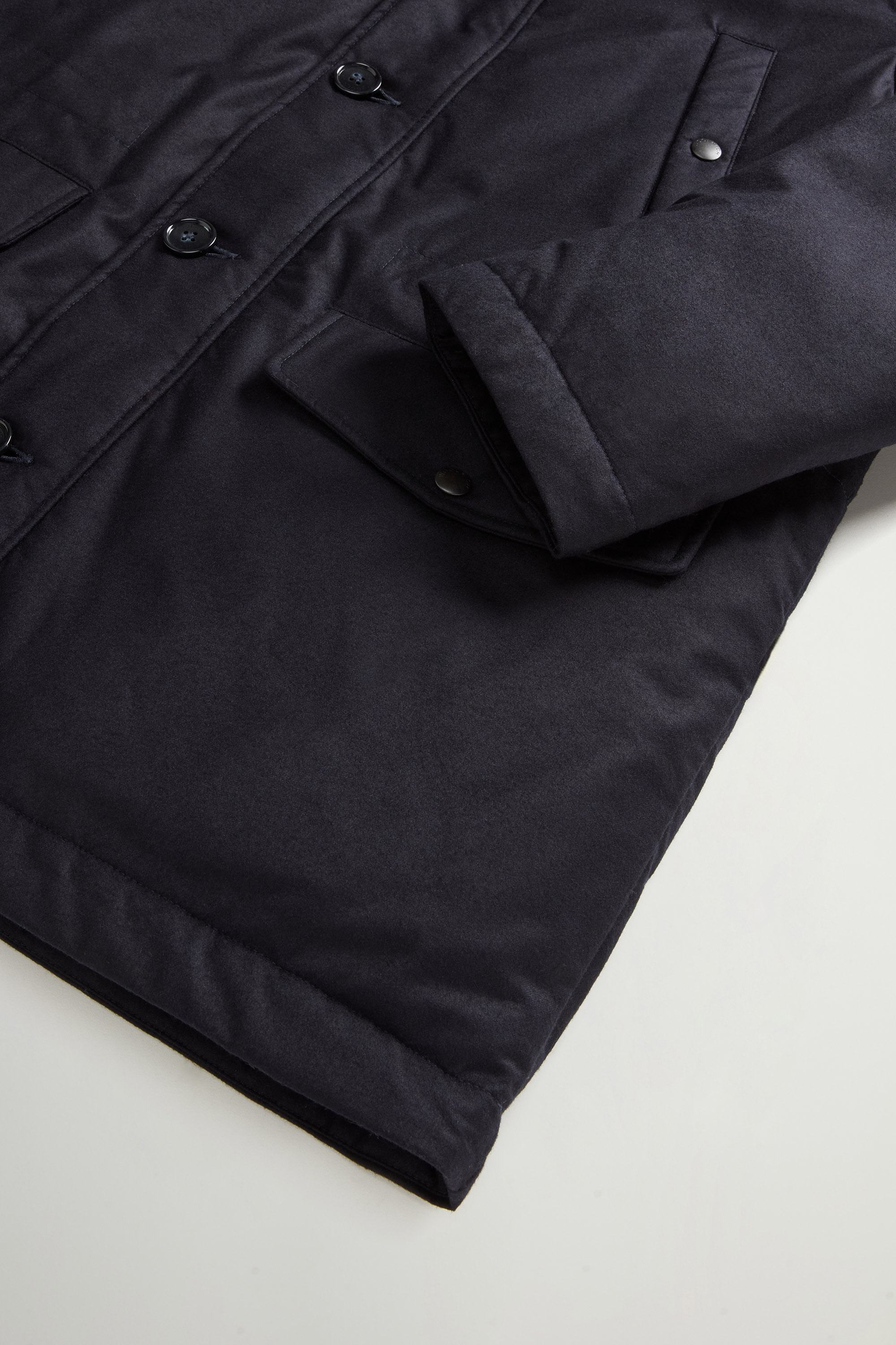 LP WOOL SILK PARKA Blue photo 7 | Woolrich