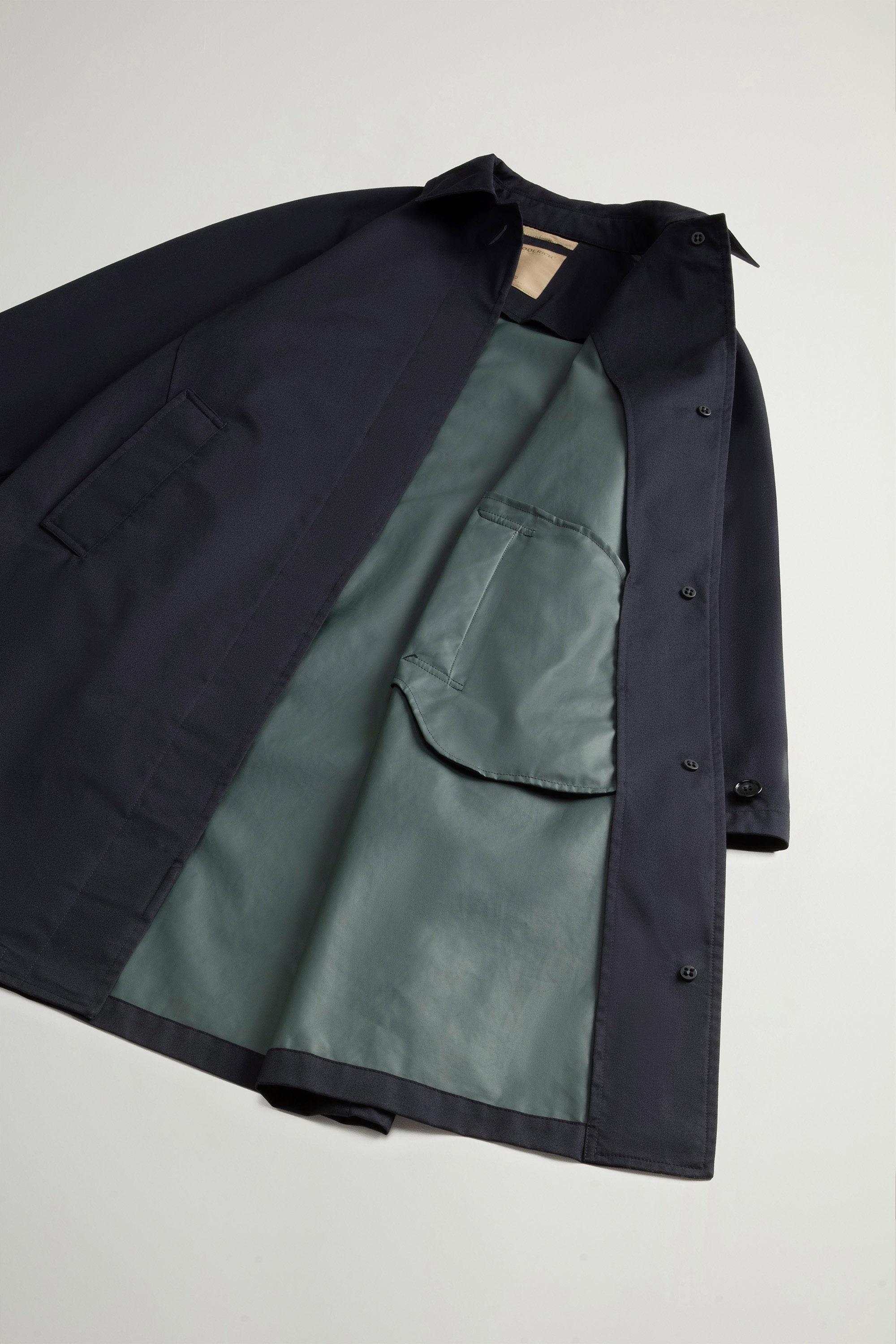 Trench Coat in Pure Cotton Blue photo 8 | Woolrich