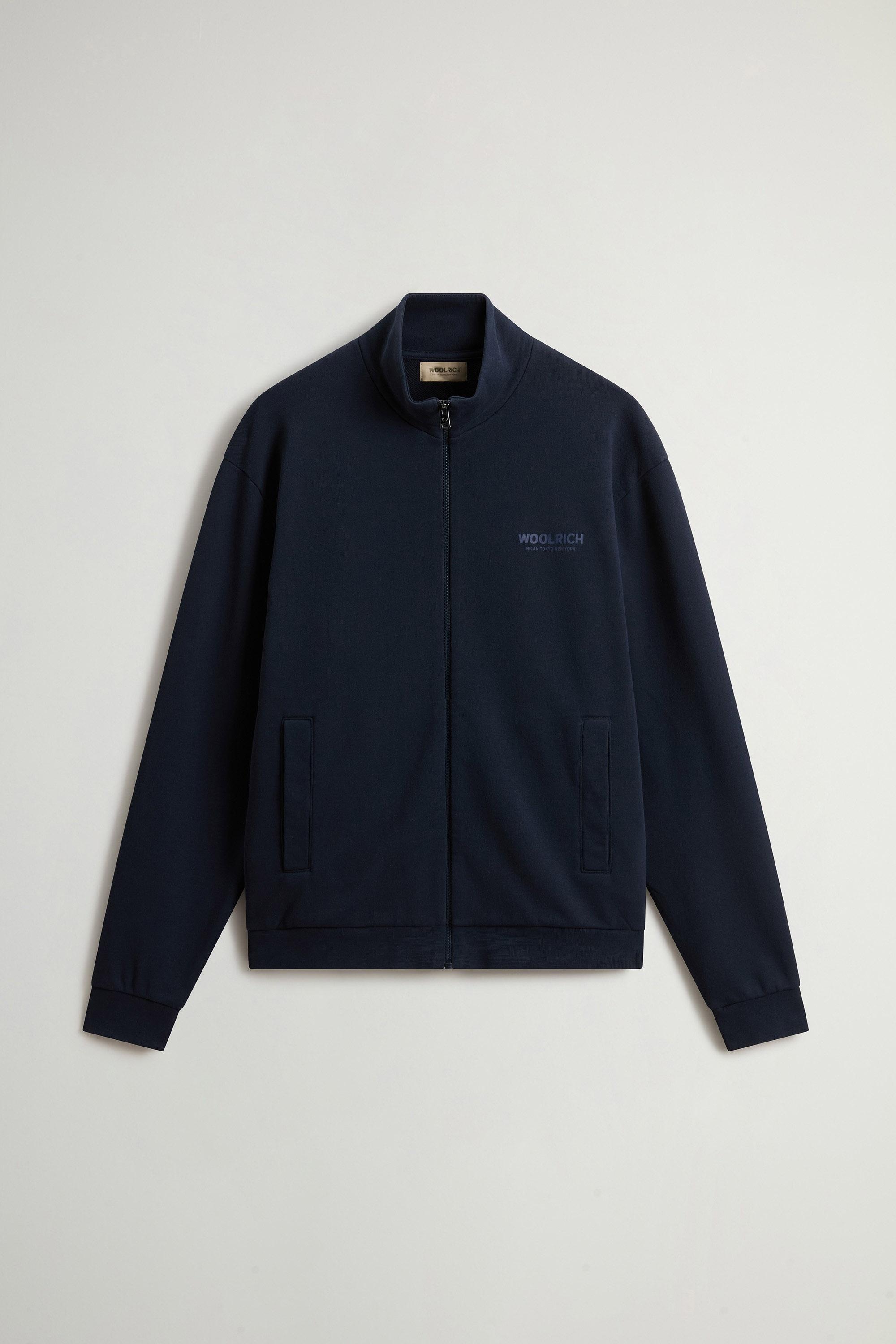MACRO LOGO FULL-ZIP TRACK Blue photo 5 | Woolrich