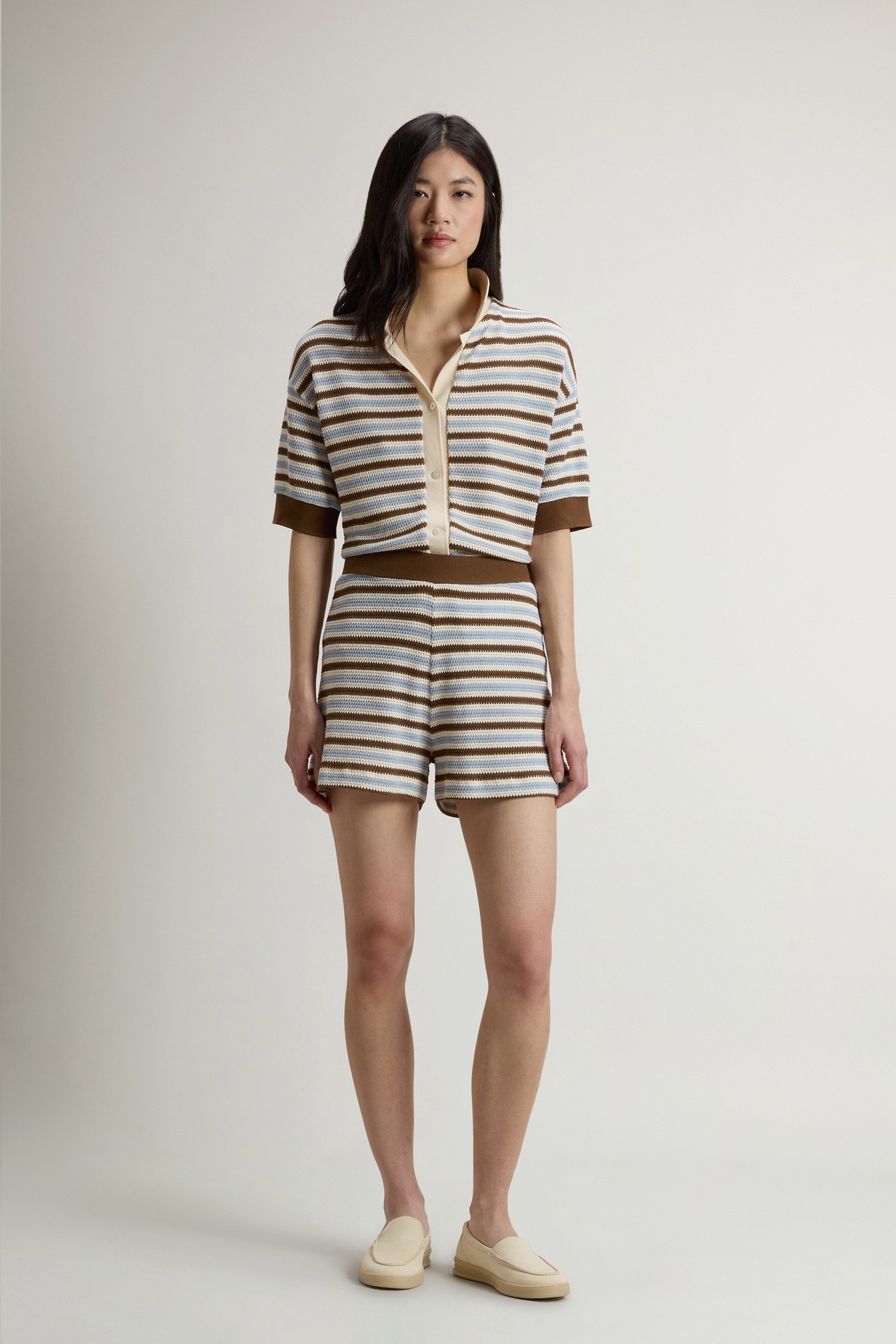 STRIPED SHORTS Multicolor photo 1 | Woolrich