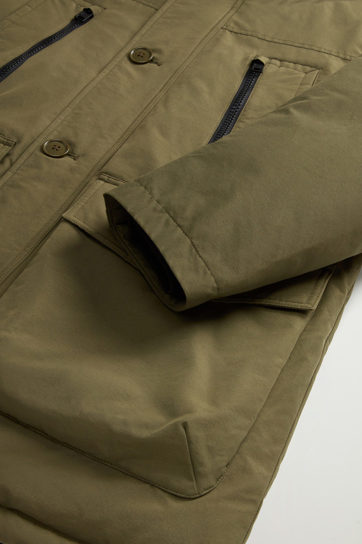 Arctic Parka Evolution in Ramar Cloth Green photo 8 | Woolrich