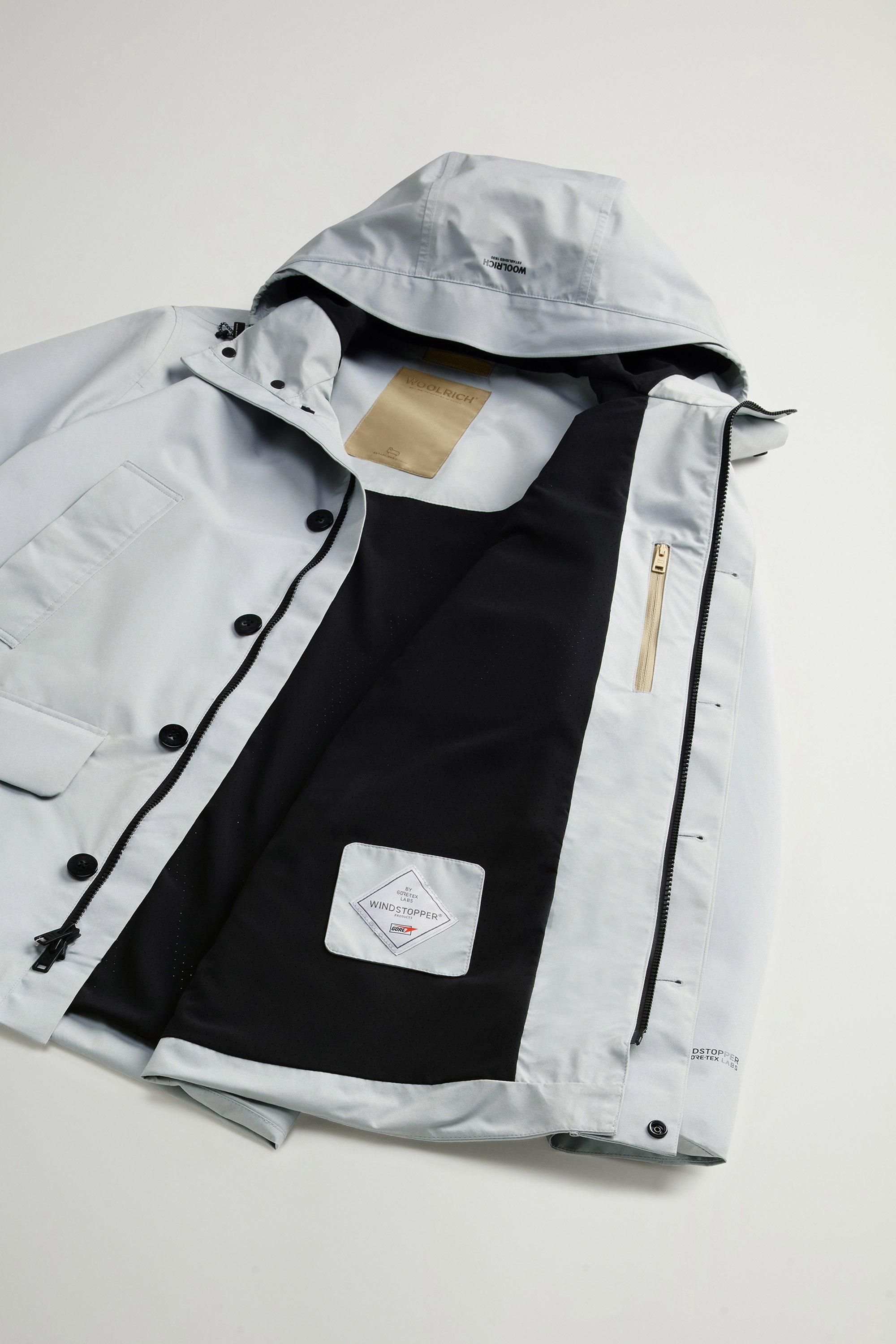 Summer Parka in WINDSTOPPER by GORE-TEX LABS Fabric Gray photo 8 | Woolrich