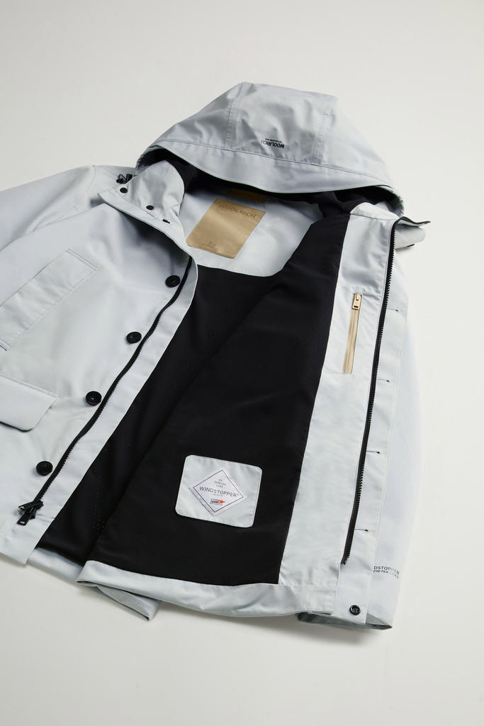 Summer Parka in WINDSTOPPER by GORE-TEX LABS Fabric Gray photo 8 | Woolrich