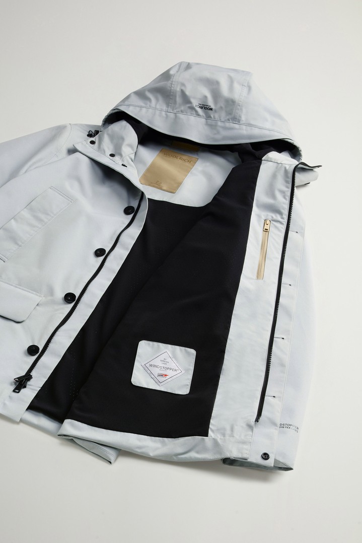 Summer Parka in WINDSTOPPER by GORE-TEX LABS Fabric Gray photo 8 | Woolrich