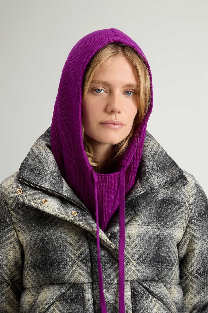 FINE MERINOS BALACLAVA Purple photo 1 | Woolrich