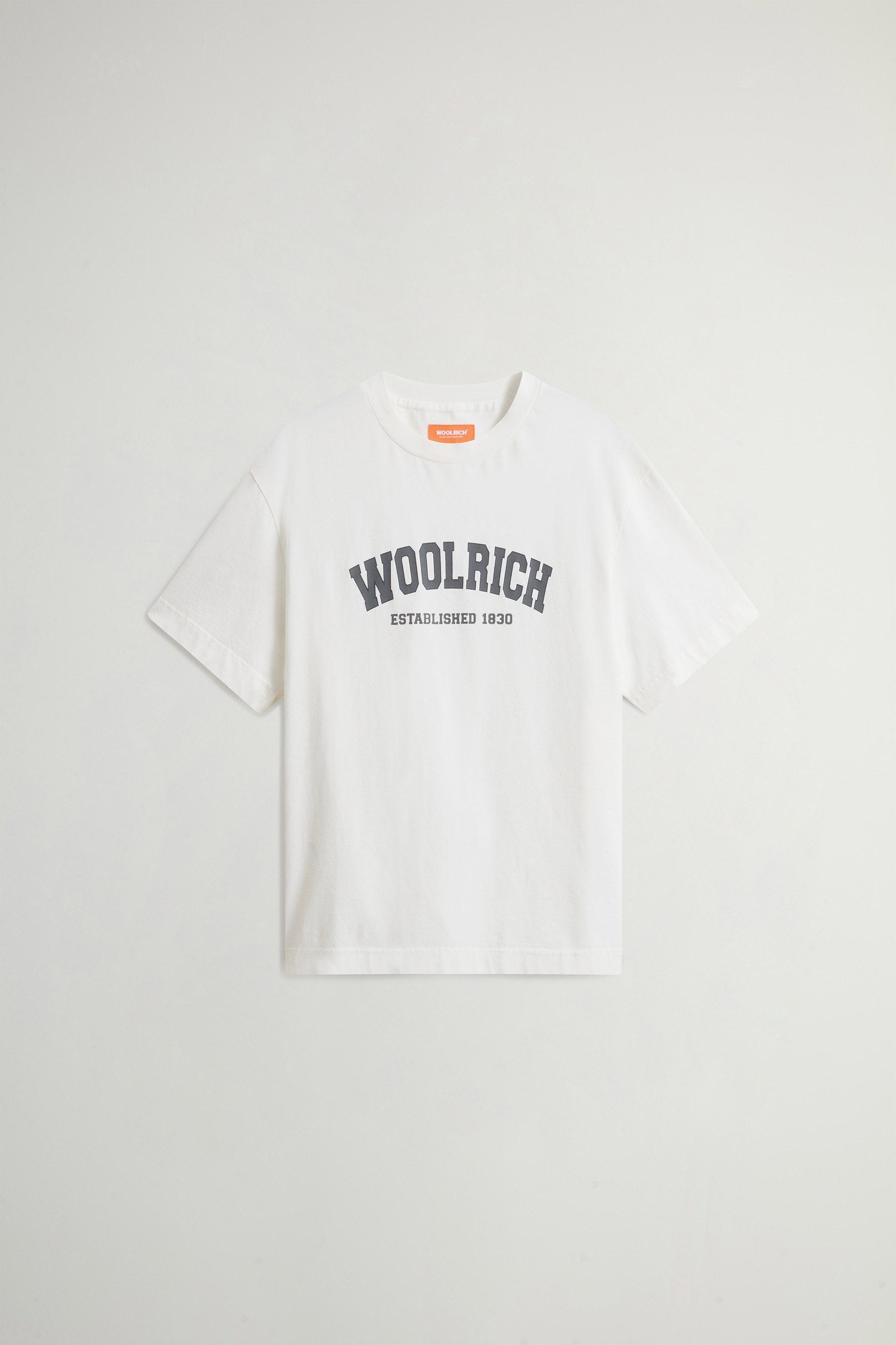 Boys’ T-Shirt in Pure Cotton with Print White photo 1 | Woolrich