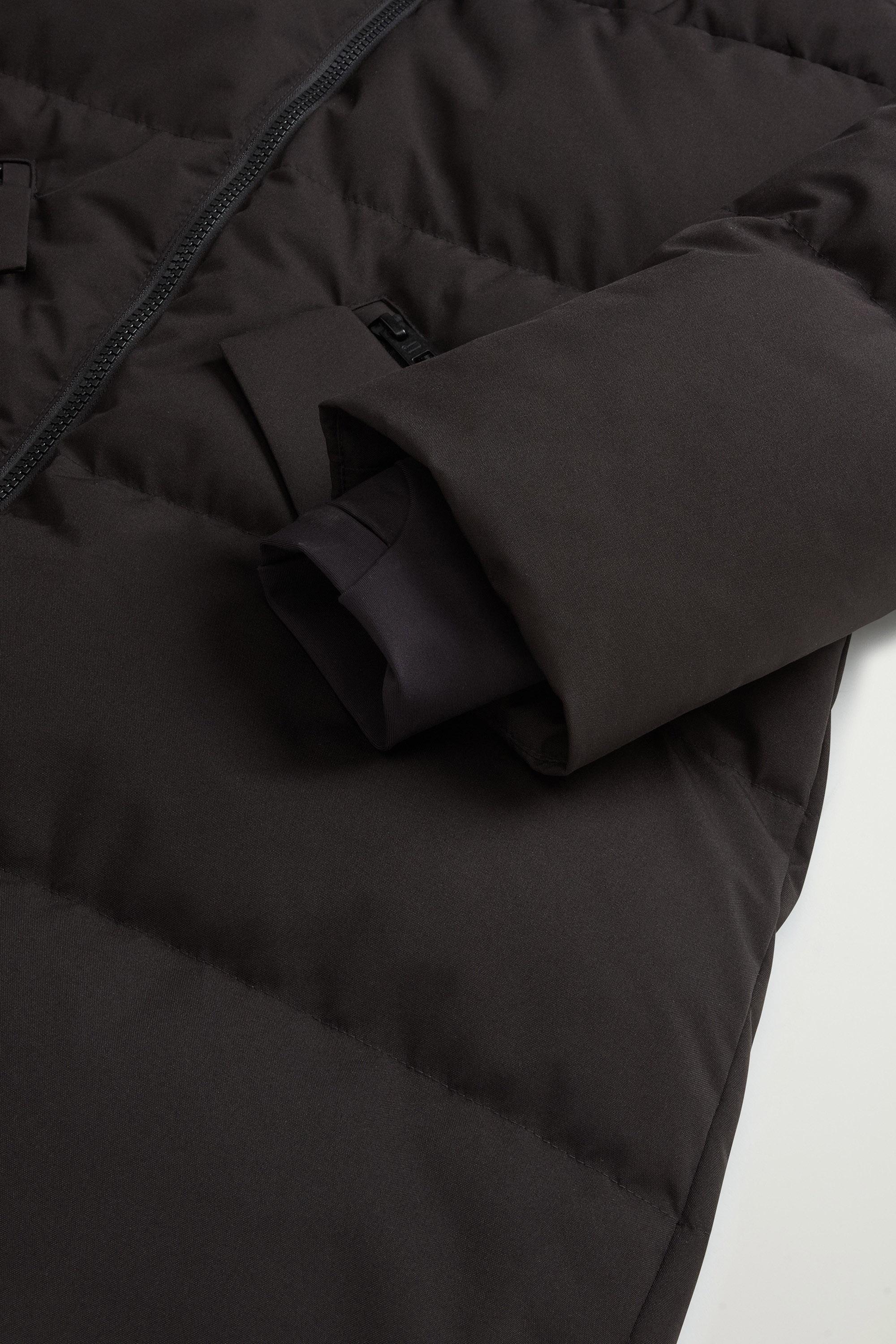 Quilted Parka in WINDSTOPPER® by GORE-TEX® Fabric Black photo 7 | Woolrich
