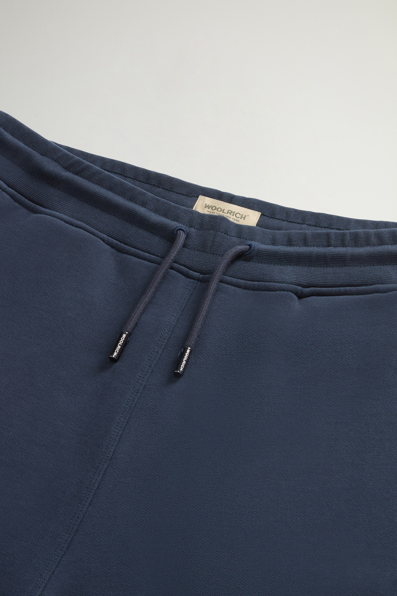 Pure Cotton Fleece Pants Blue photo 2 | Woolrich