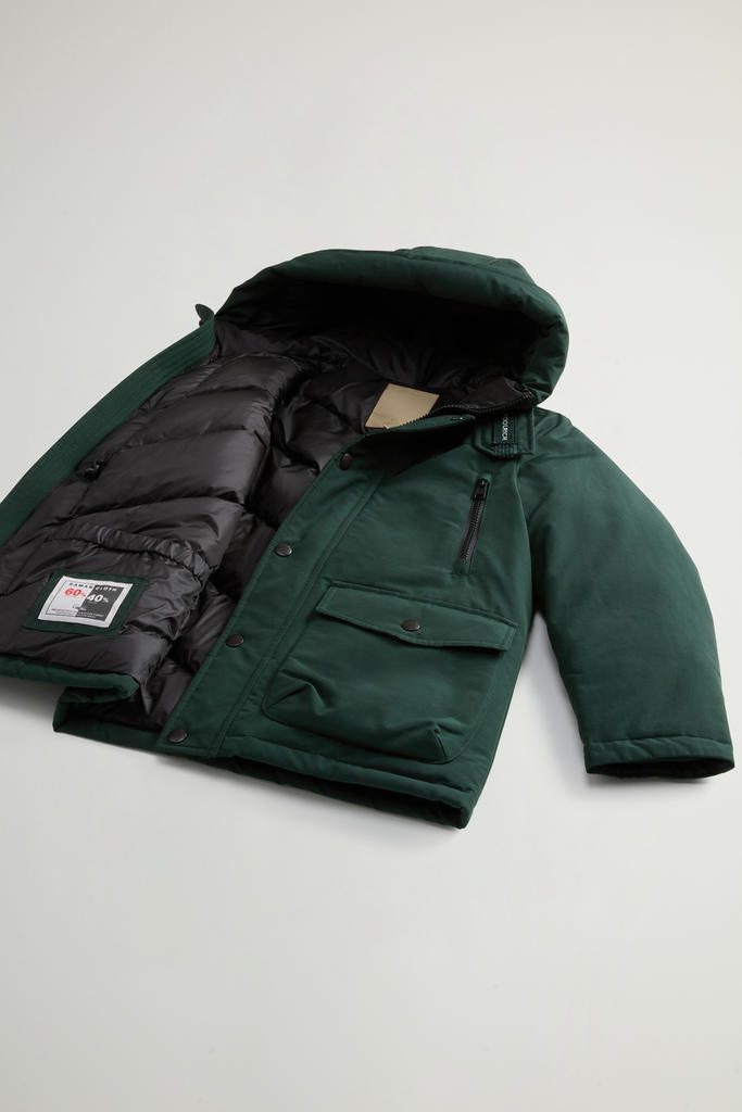 Boys’ Arctic Parka in Ramar Cloth Green photo 5 | Woolrich