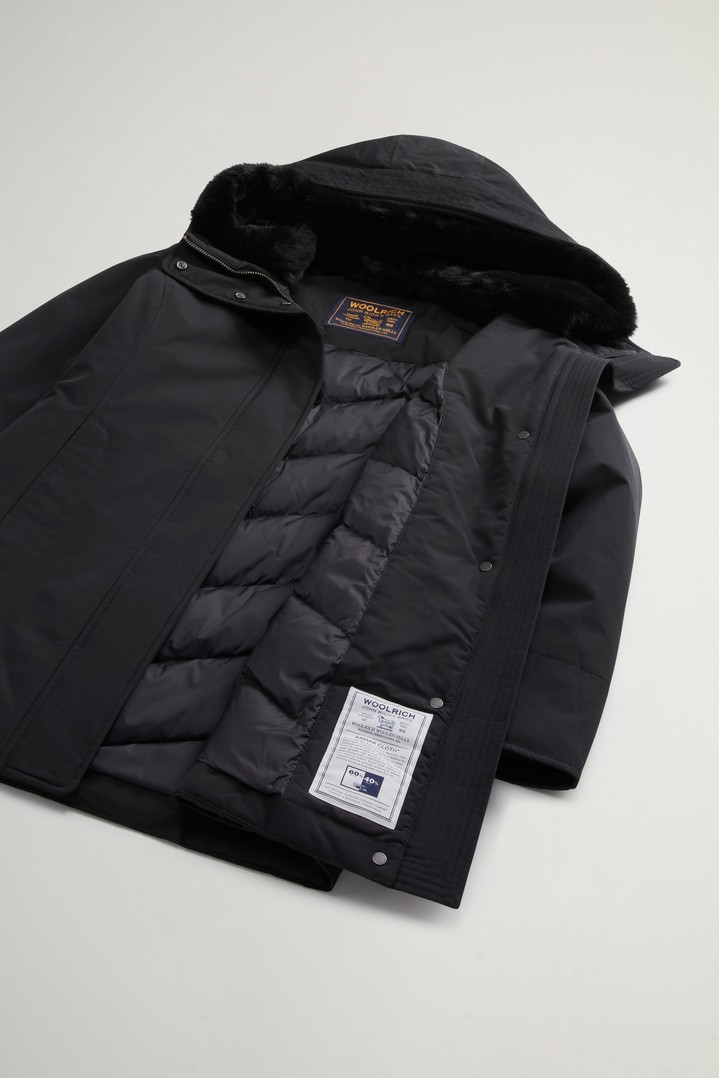 BOULDER FAUX FUR PARKA Black photo 9 | Woolrich
