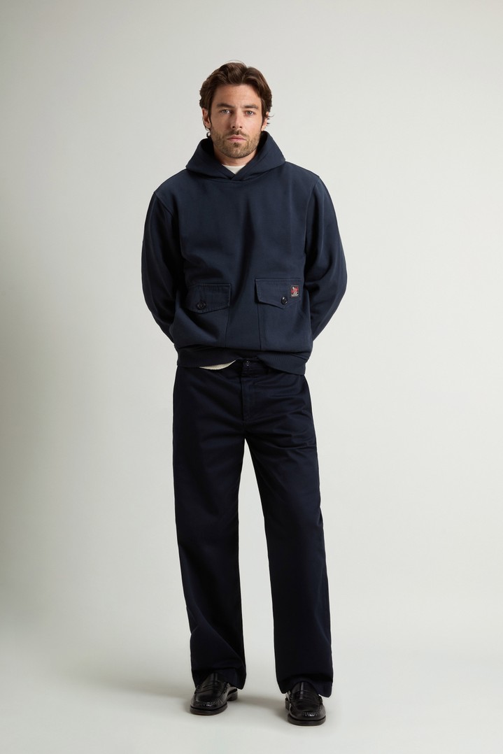 Ranger Chino Pants in Pure Cotton Twill Blue photo 3 | Woolrich