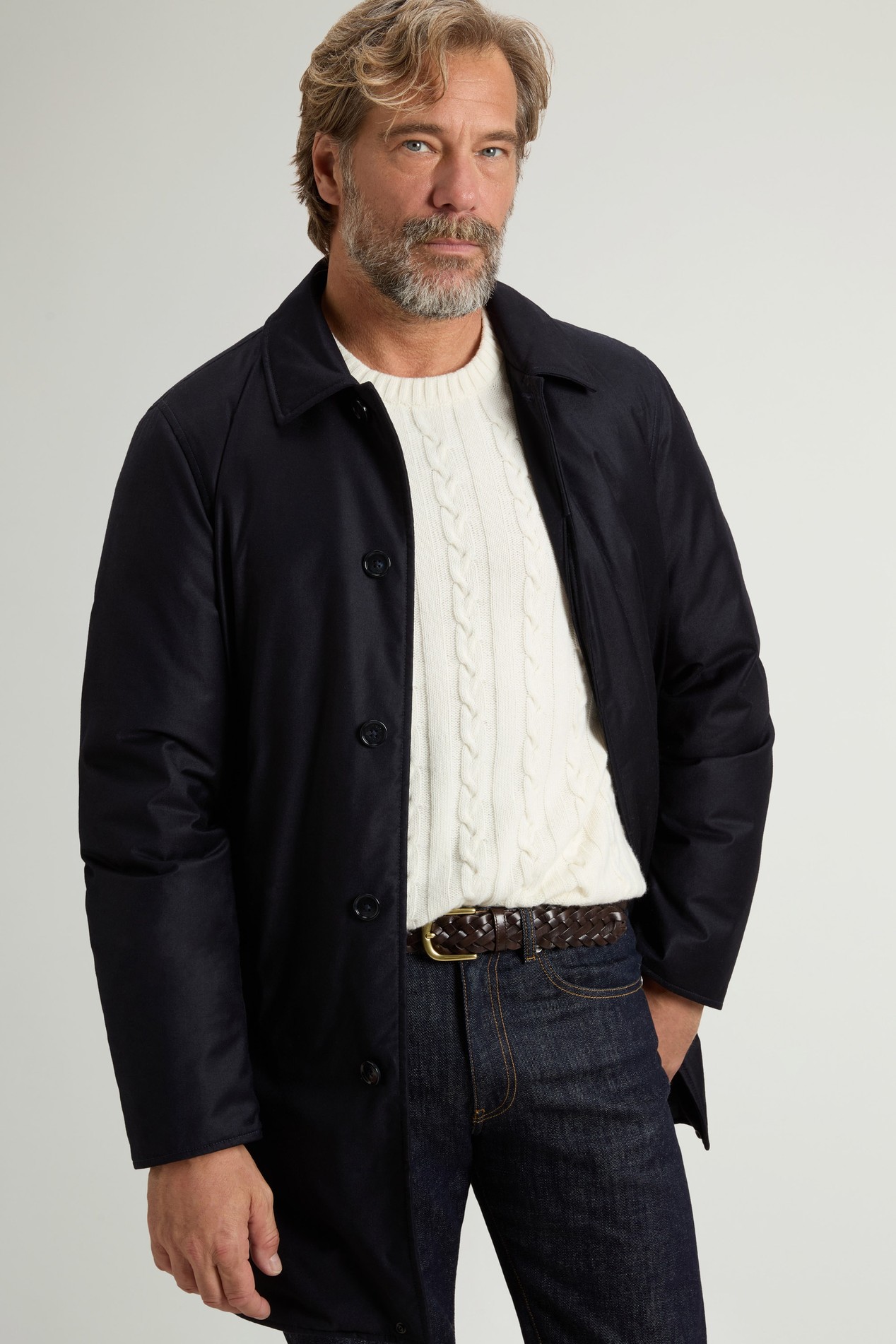 LP WOOL SILK 2IN1 COAT Blue photo 4 | Woolrich