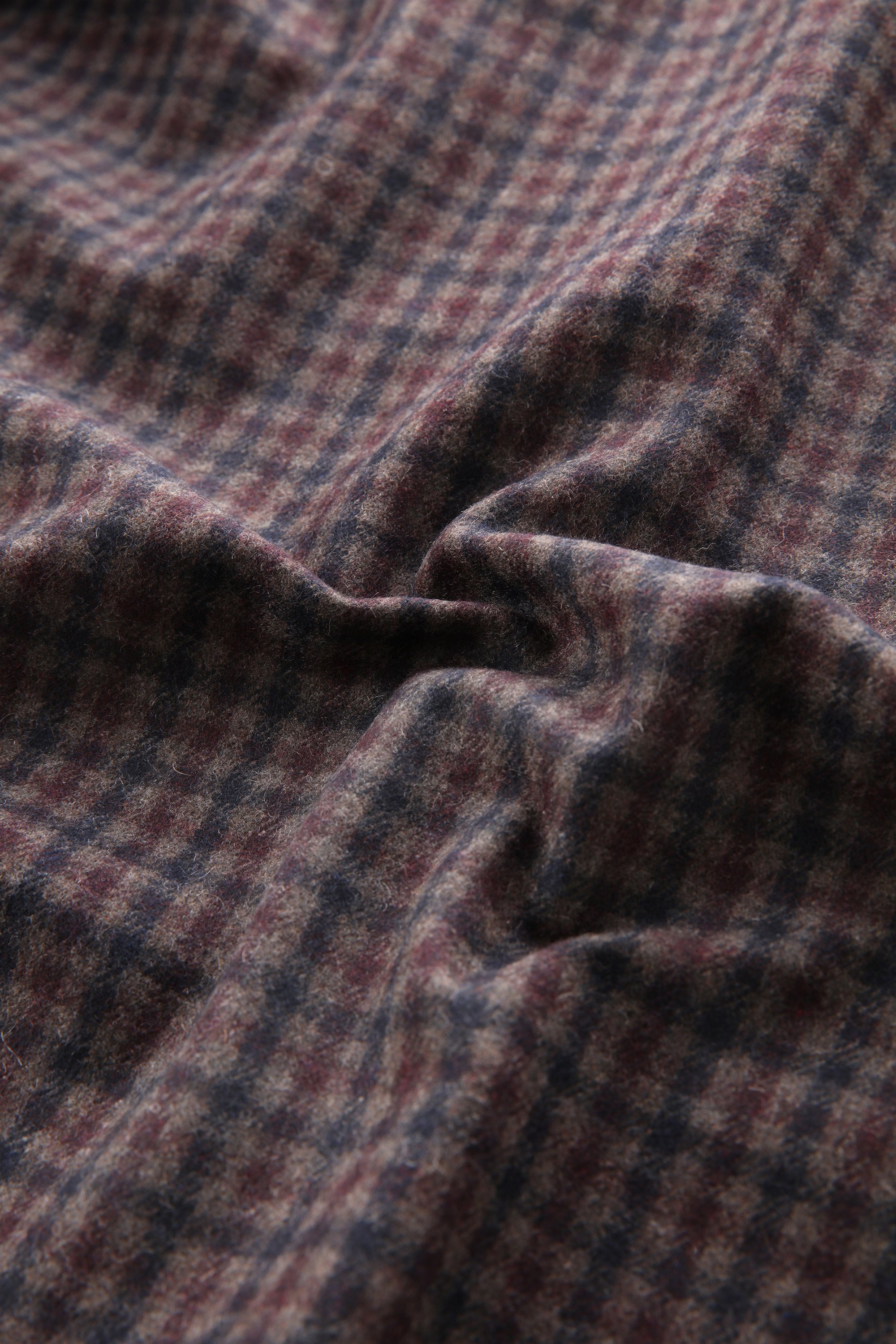 Wool Blend Oxbow Flannel Overshirt - Made in USA Brown photo 8 | Woolrich