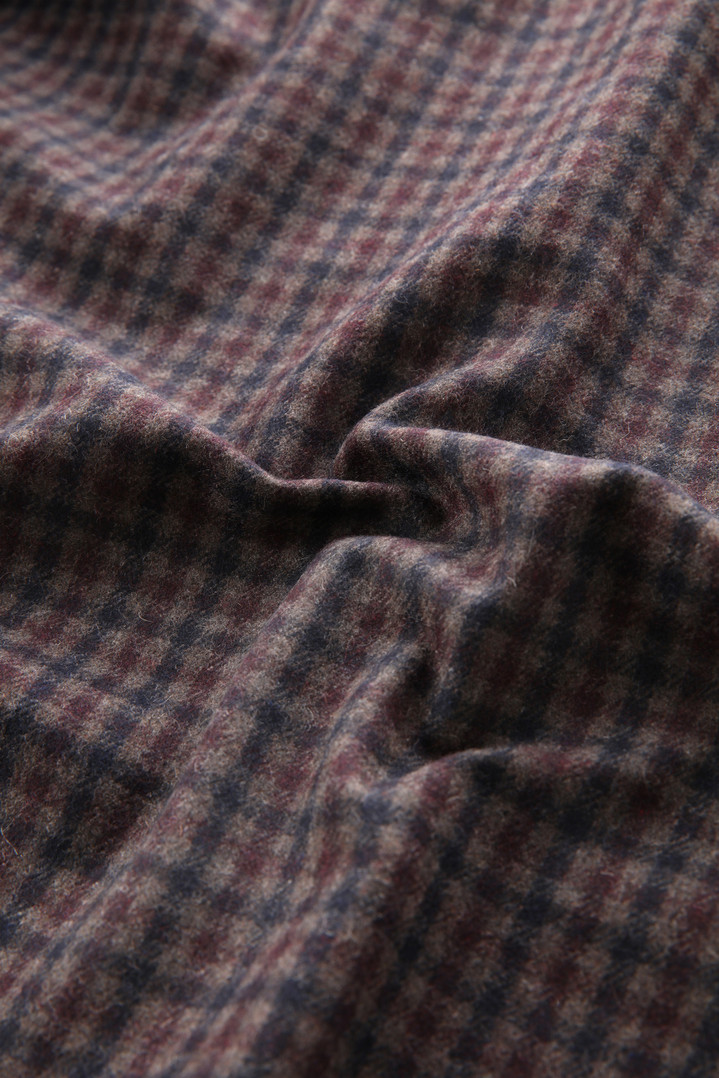 Wool Blend Oxbow Flannel Overshirt - Made in USA Brown photo 8 | Woolrich