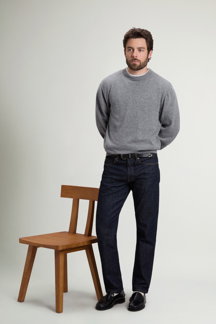 LAMBSWOOL CREWNECK GG13 Gray photo 2 | Woolrich