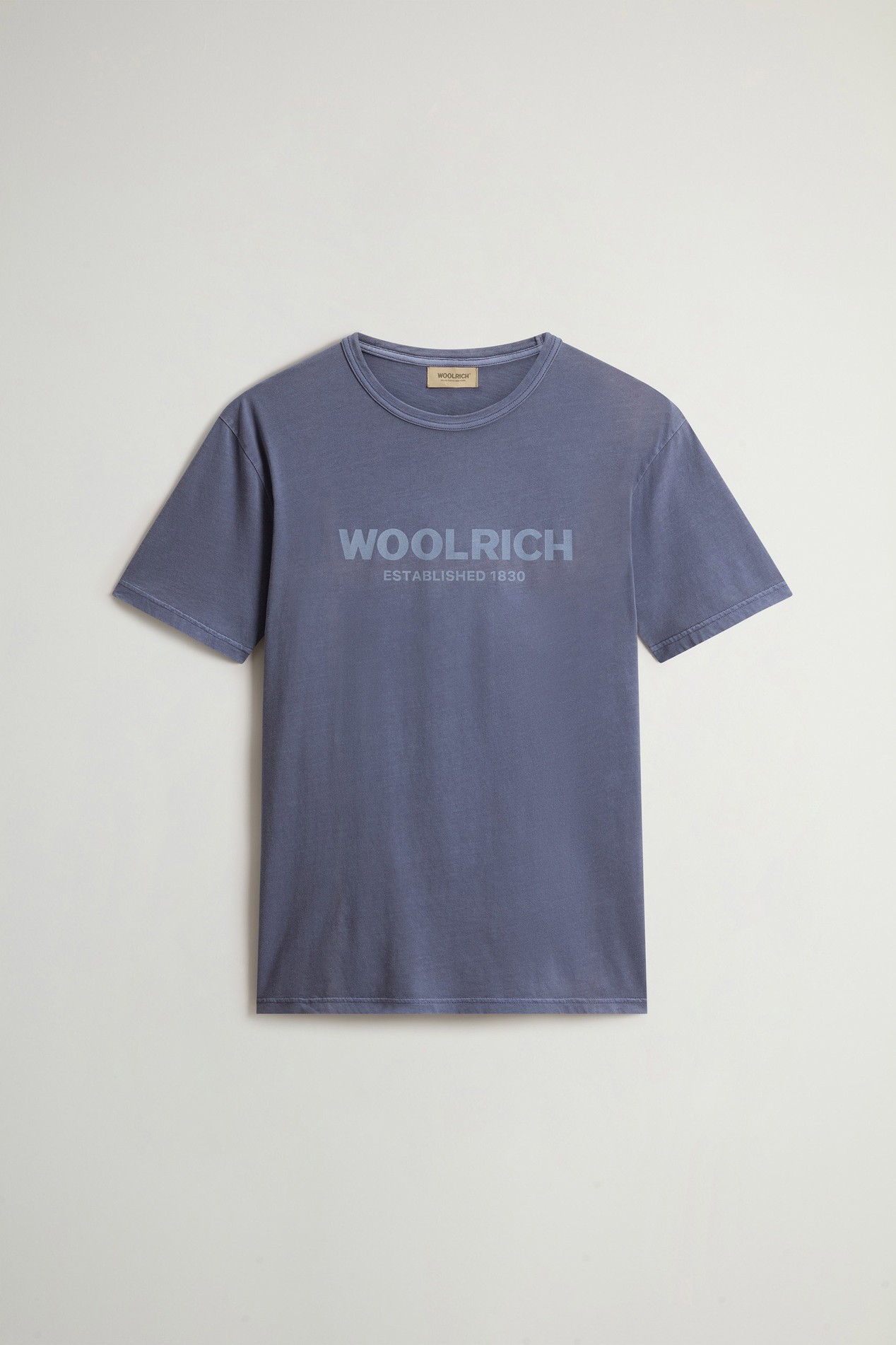 LIGHT GD T-SHIRT Blue photo 5 | Woolrich