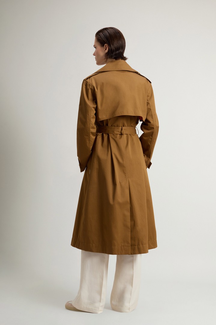 TECH COTTON TRENCH Brown photo 3 | Woolrich