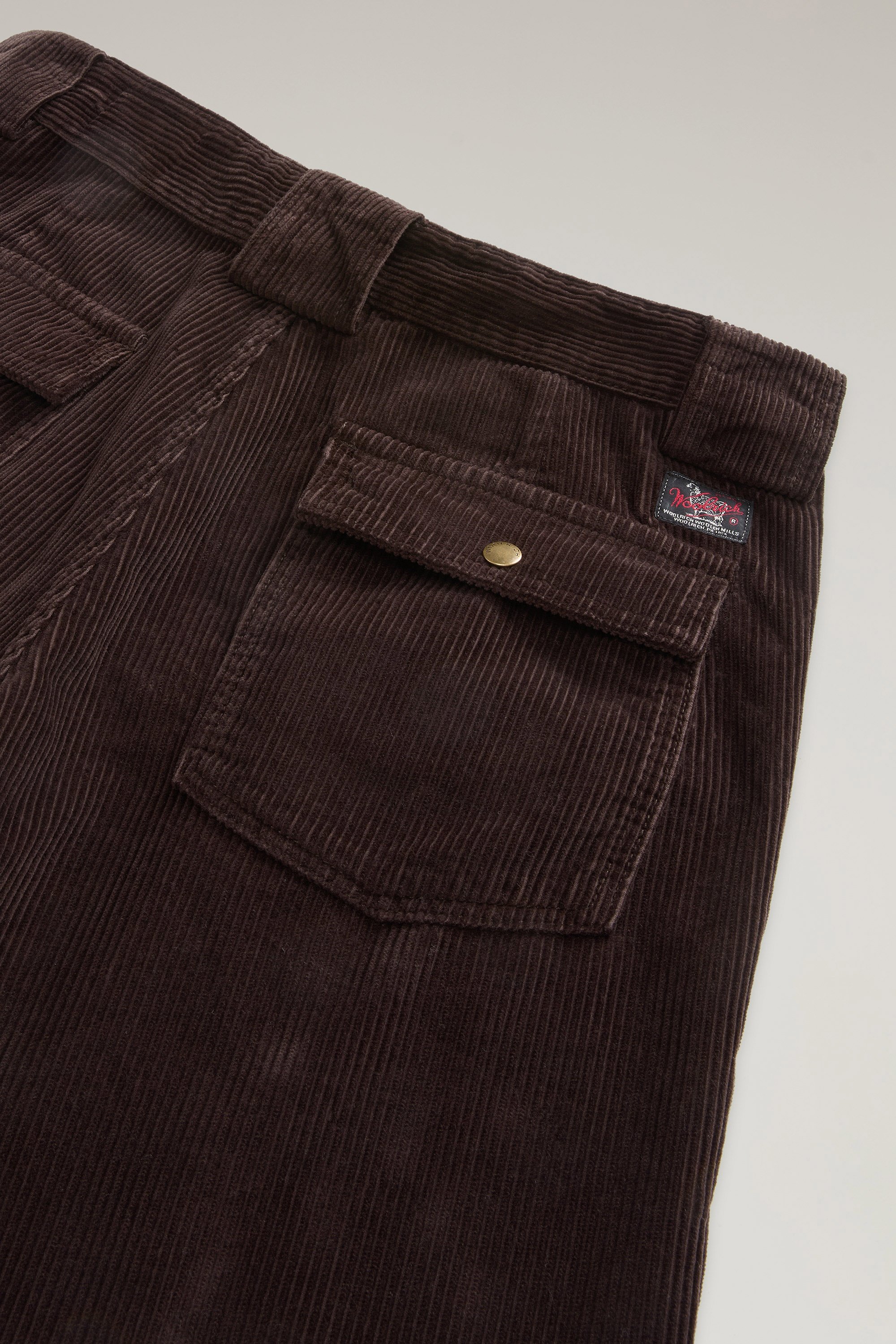 Bush Pants in Pure Cotton Velvet Brown photo 6 | Woolrich