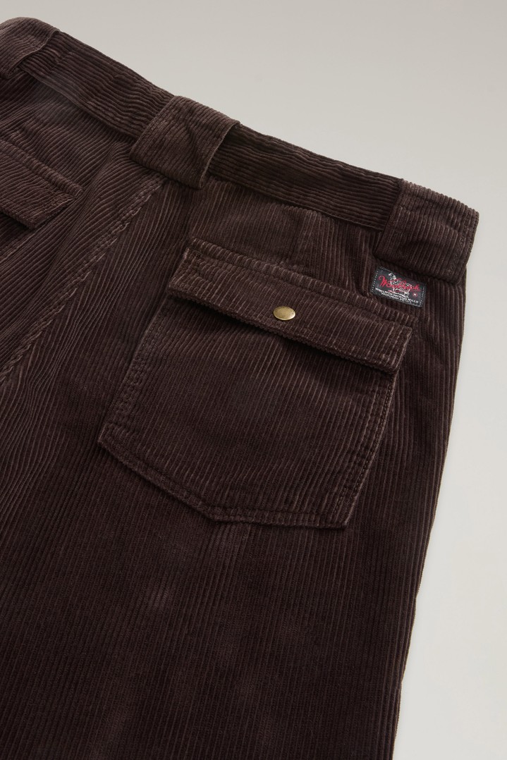 Bush Pants in Pure Cotton Velvet Brown photo 6 | Woolrich