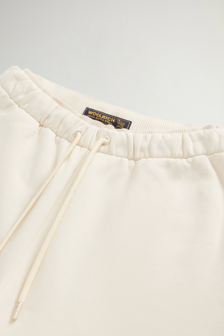 Pantalon de jogging en molleton de pur coton Blanc photo 2 | Woolrich