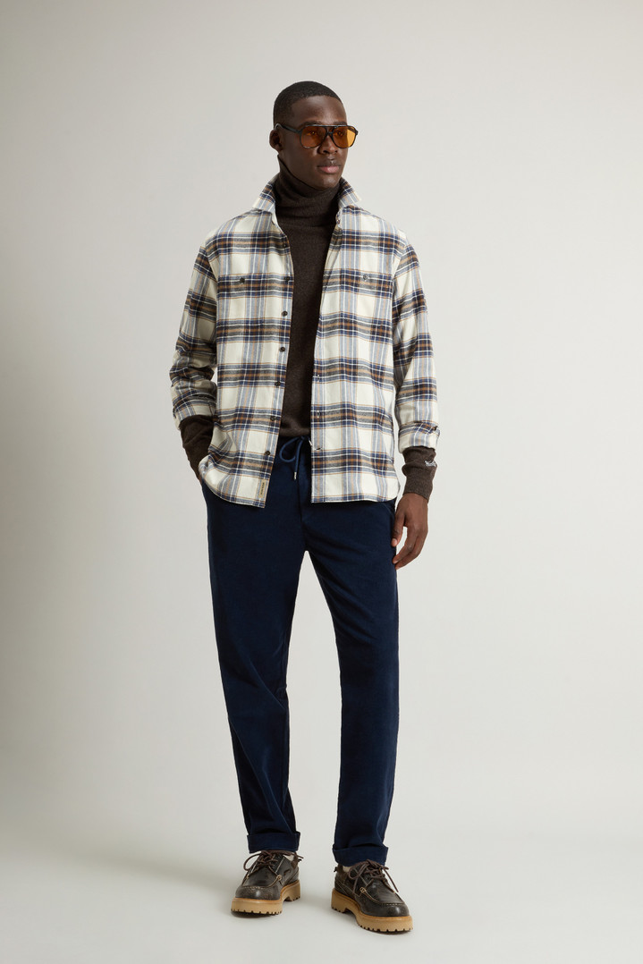 Pure Cotton Flannel Checked Shirt Multicolor photo 2 | Woolrich