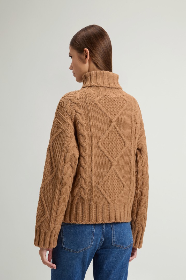 3GG ARAN TURTLENECK Beige photo 3 | Woolrich