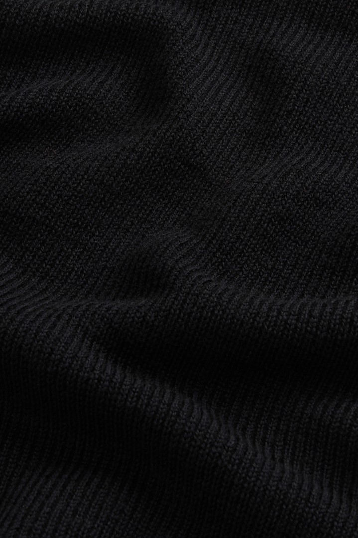 Trui met ronde hals van zuivere Merino-scheerwol Zwart photo 2 | Woolrich