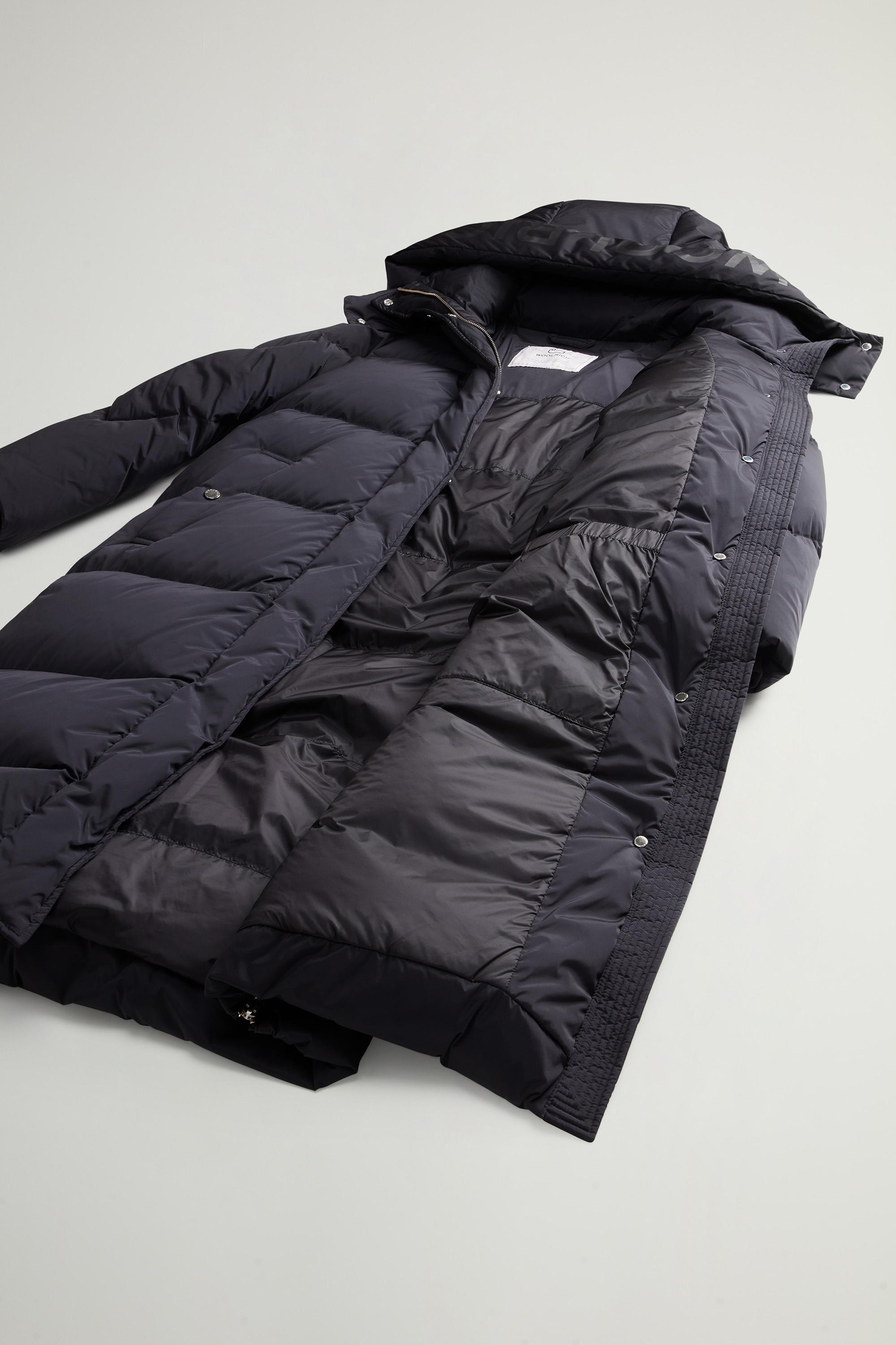 Aurora Long Parka in Stretch Nylon Black photo 10 | Woolrich