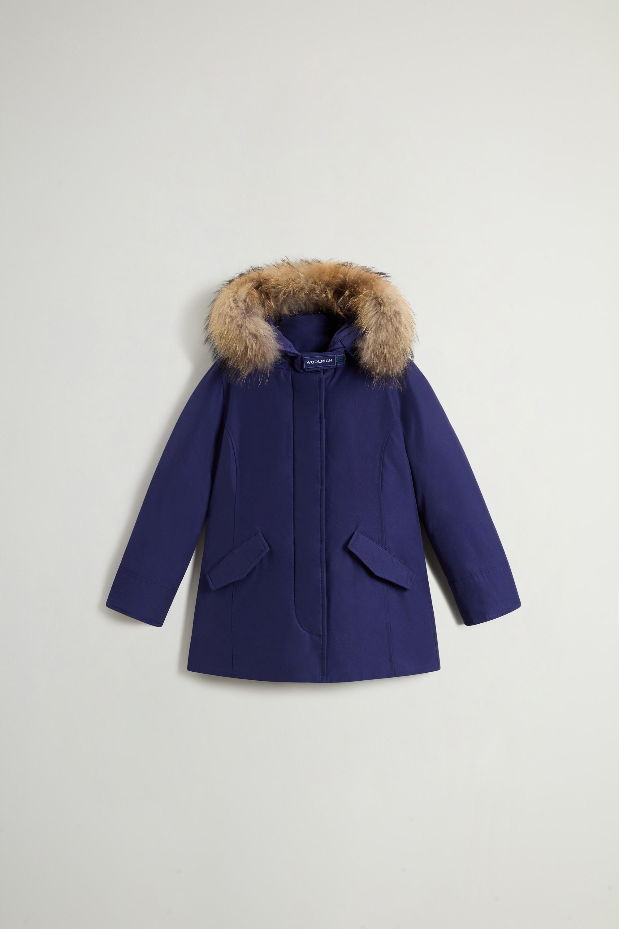 Girls' Arctic Parka with Detachable Fur Trim Purple photo 1 | Woolrich