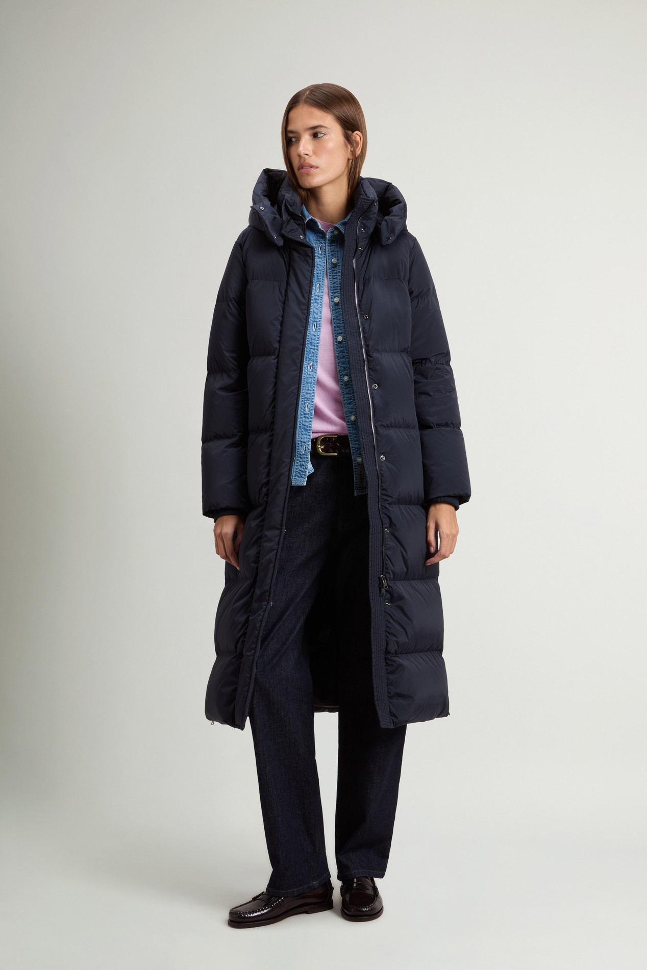 Long Kelly Parka Blue photo 1 | Woolrich