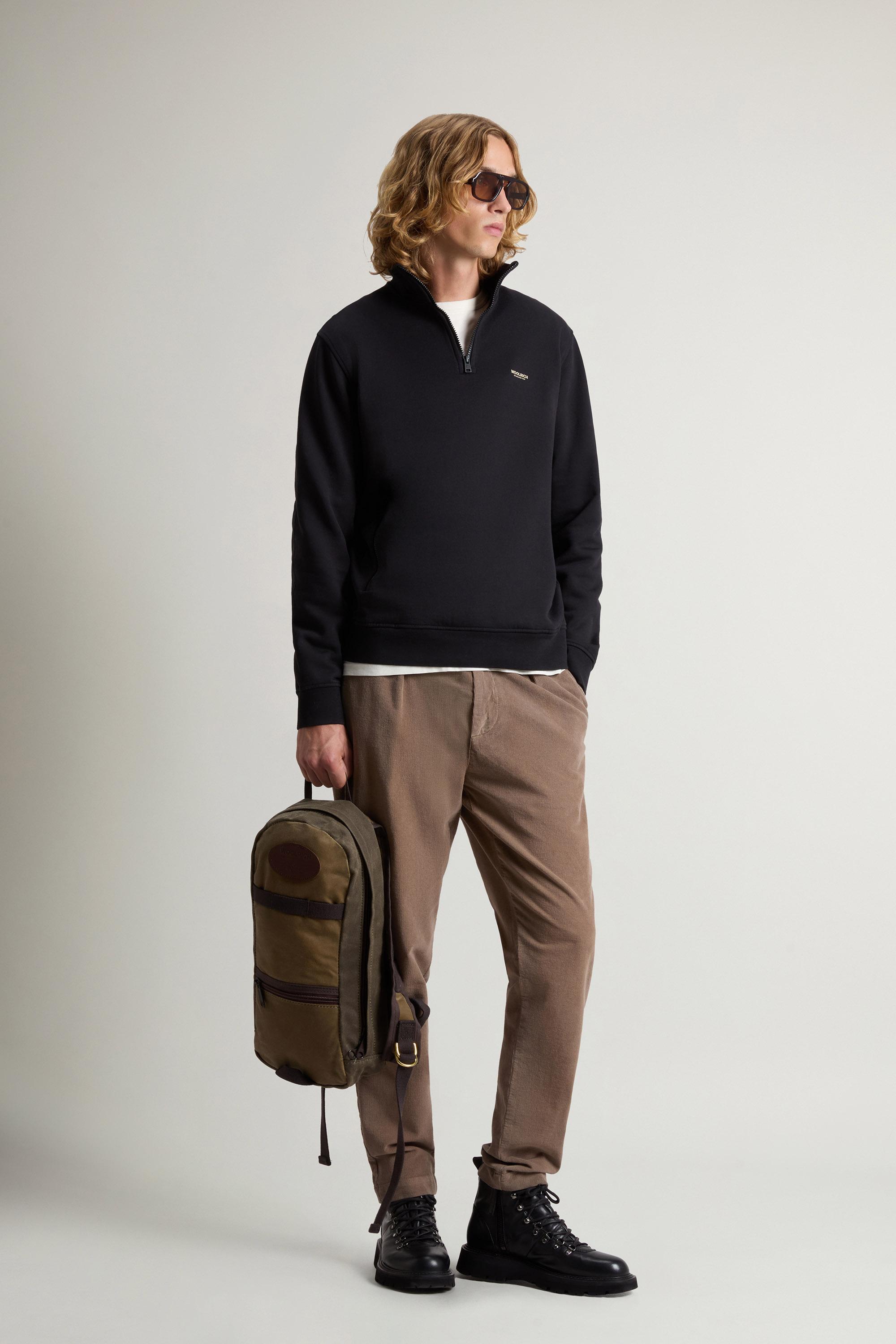 High Falls Backpack in Waxed Pure Cotton Green photo 7 | Woolrich