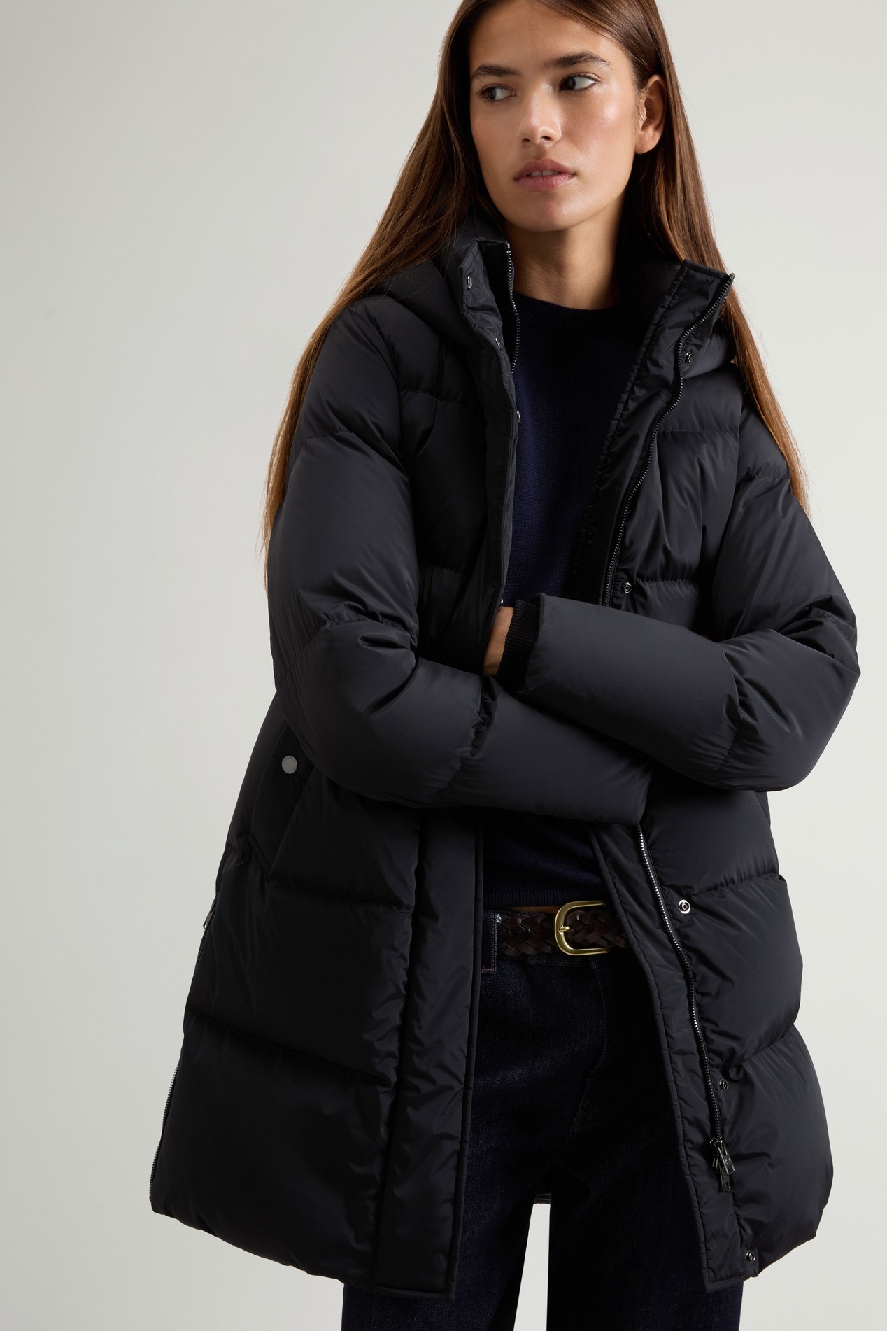 Long Kelly Down Jacket Black photo 4 | Woolrich