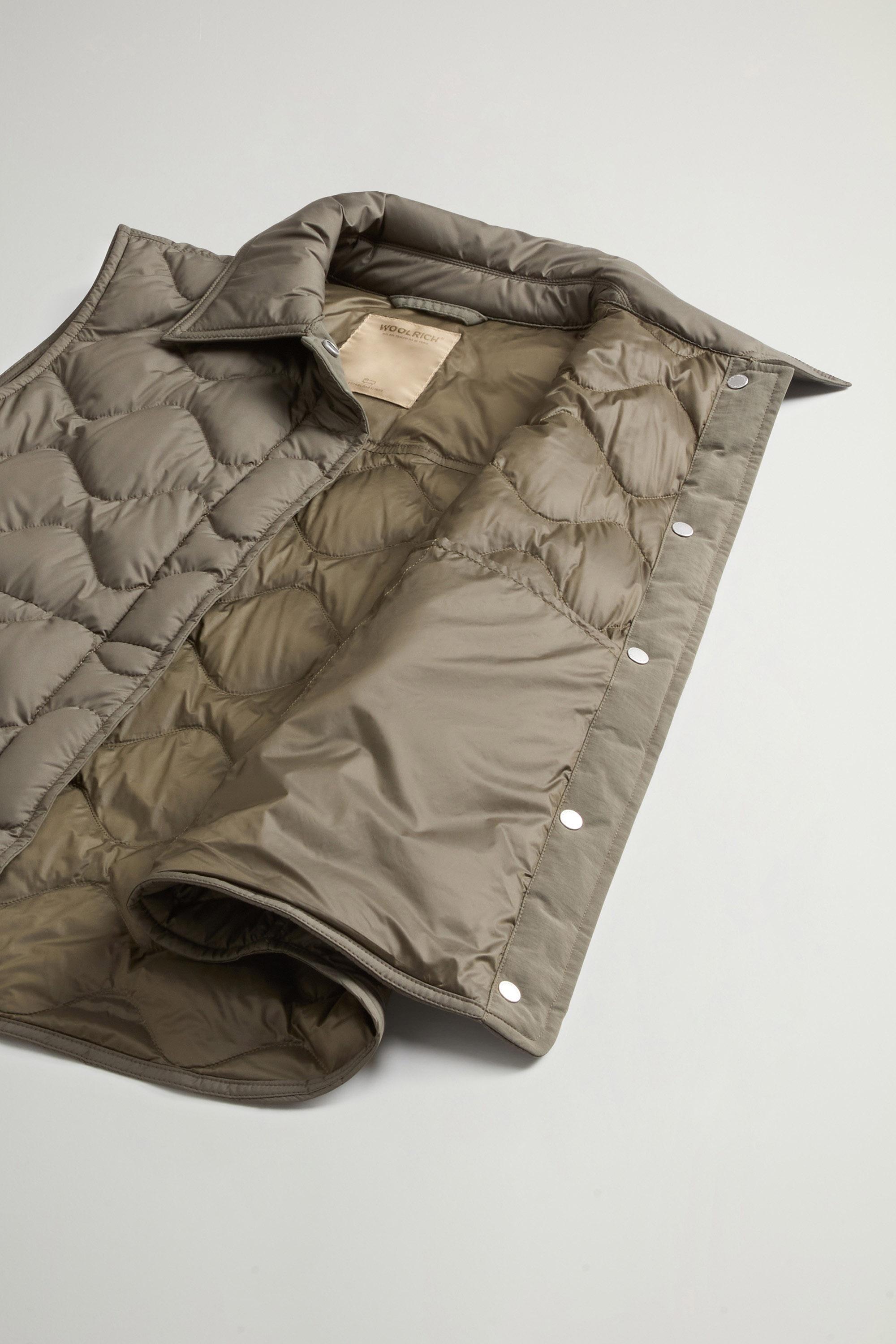 Quilted Microfiber Heritage Vest Green photo 8 | Woolrich