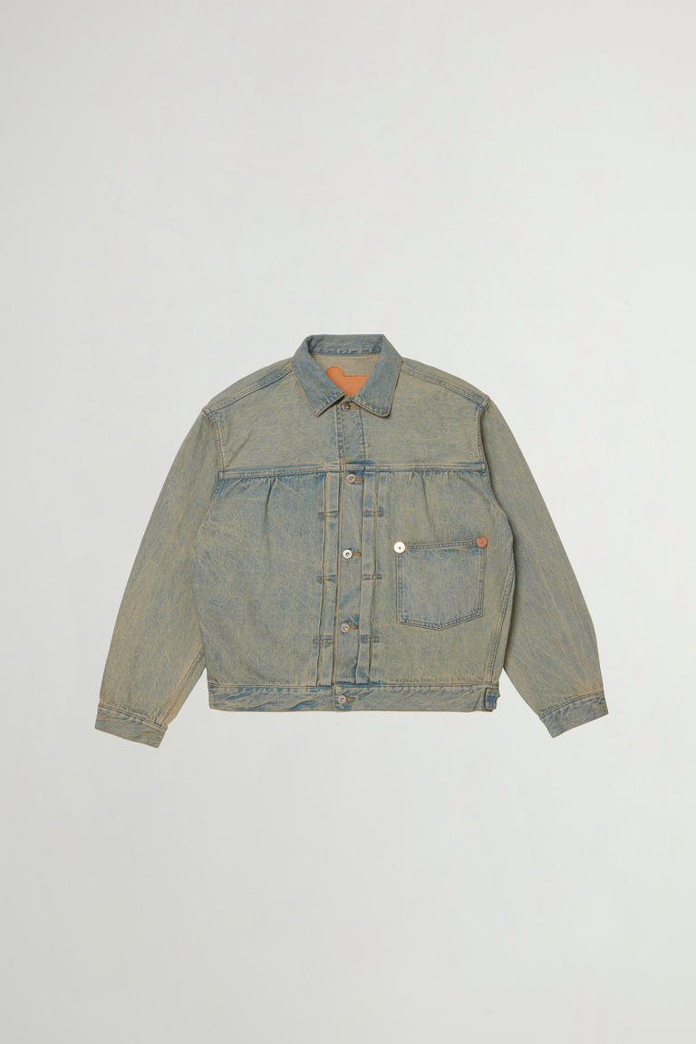 Jacke aus Denim aus reiner Baumwolle Blau photo 1 | Woolrich