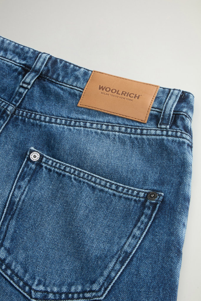 Pants in Pure Cotton Denim Blue photo 5 | Woolrich