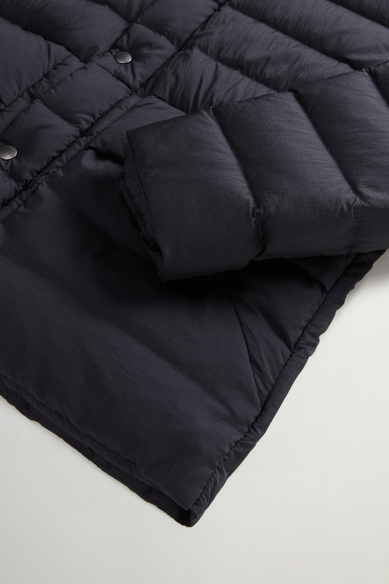 Bering Jacket in Crinkle Nylon Blue photo 7 | Woolrich