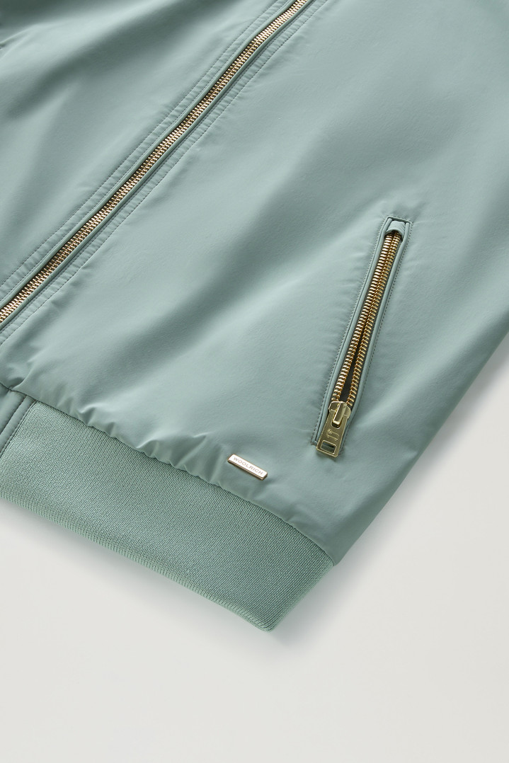 Charlotte Bomber in Urban Touch Green photo 4 | Woolrich