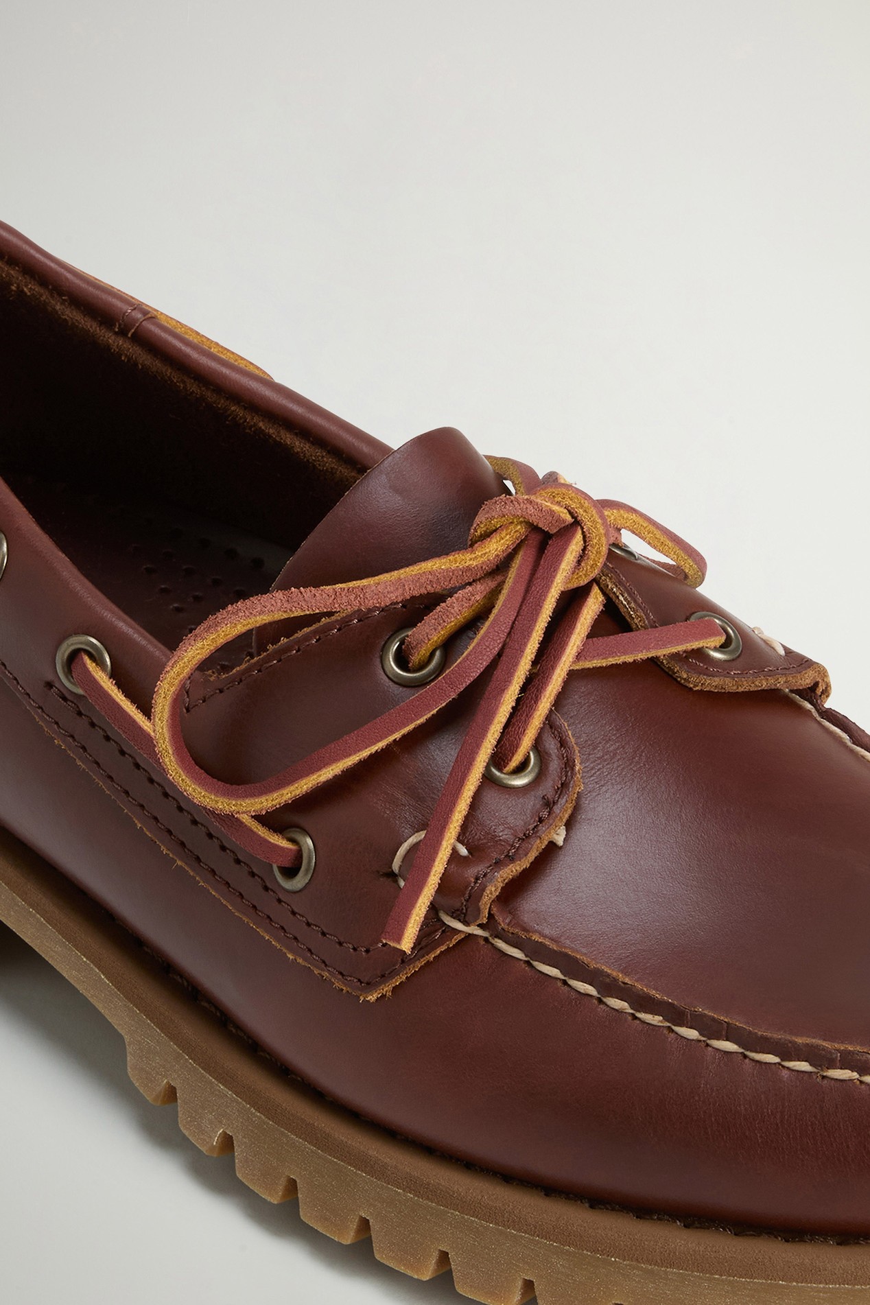 Ranger Mokassins Sebago x Woolrich aus Veloursleder Braun photo 5 | Woolrich