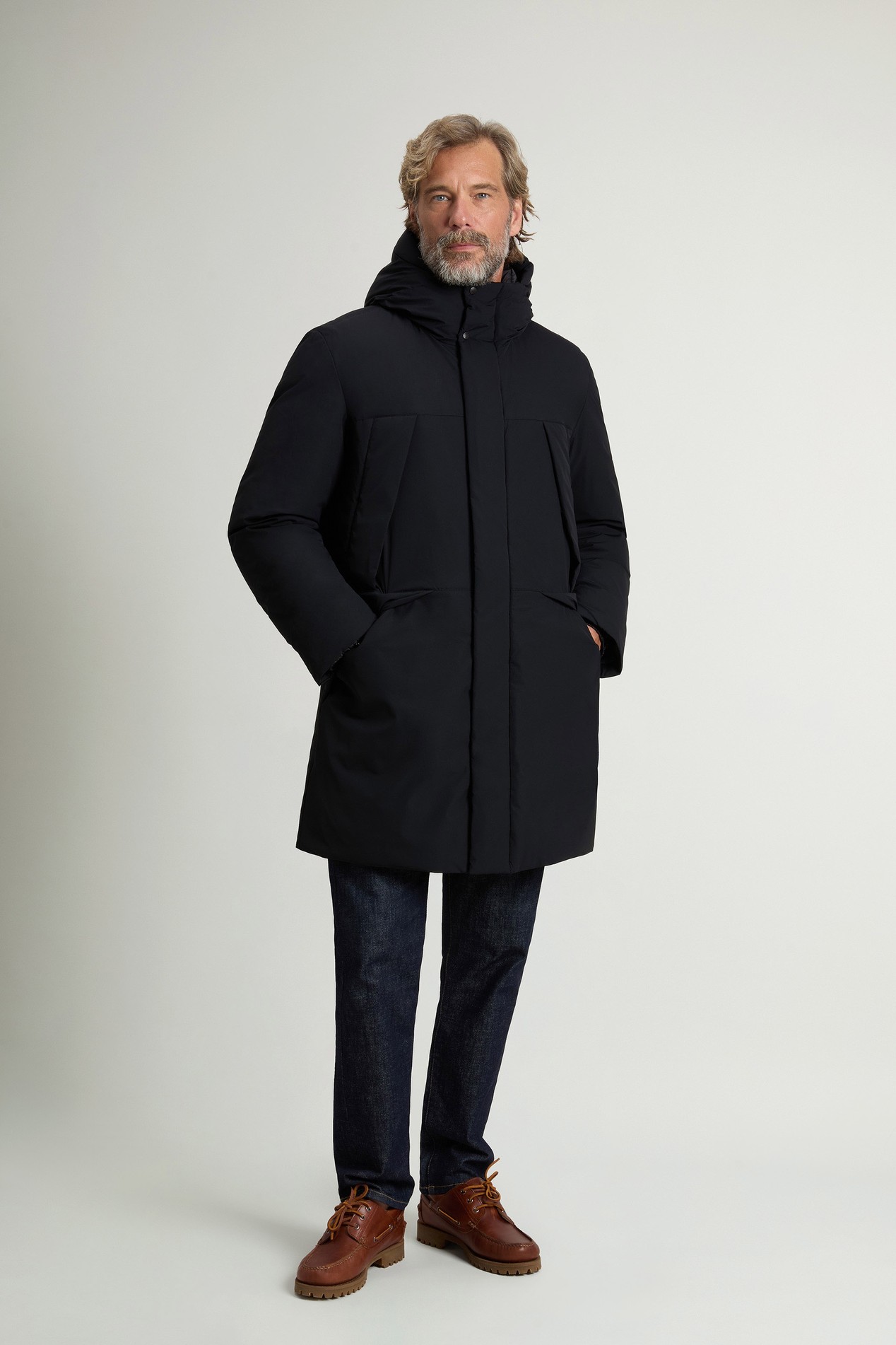 MATT STRETCH TETON PUFFER Black photo 2 | Woolrich