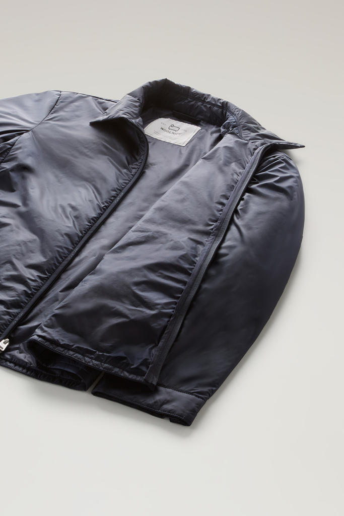 Padded Overshirt in Recycled Pertex Quantum Blue photo 5 | Woolrich
