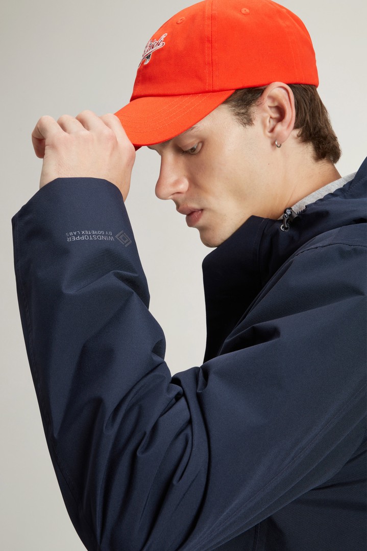 Summer Parka in WINDSTOPPER by GORE-TEX LABS Fabric Blue photo 4 | Woolrich