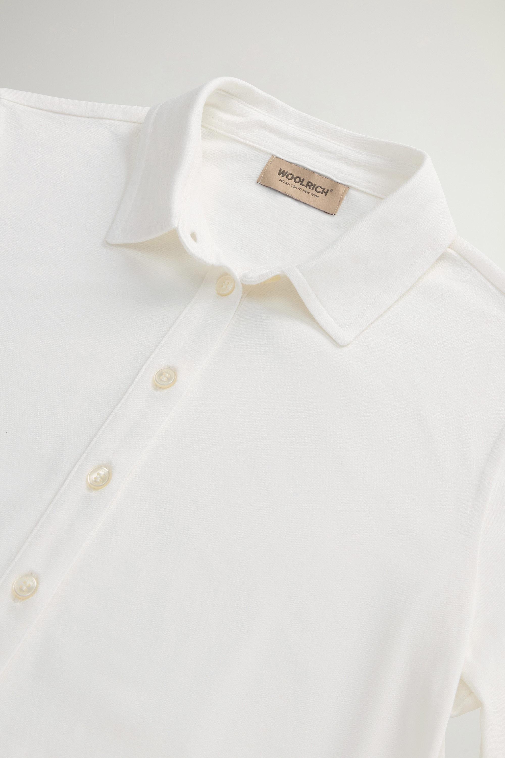 LUXE JERSEY POLO White photo 6 | Woolrich