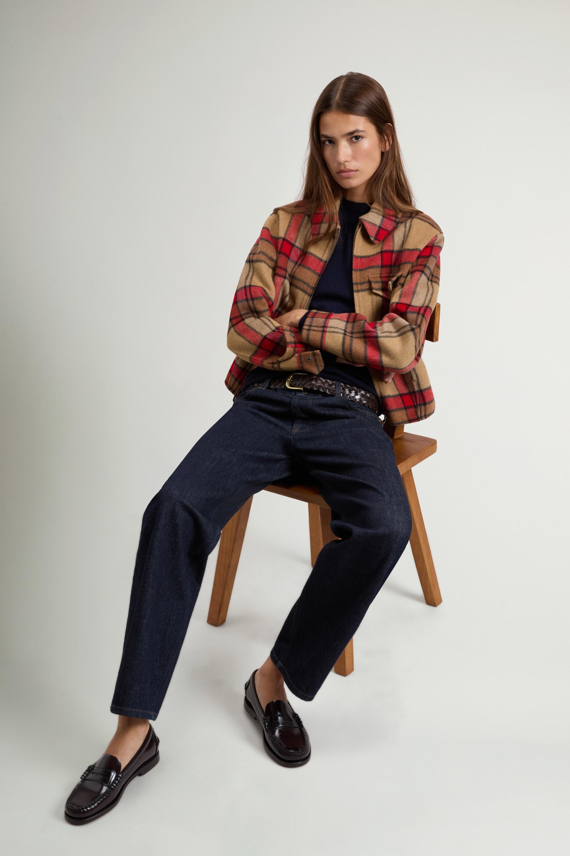 Jacket in Double-Face Wool Blend Red photo 1 | Woolrich