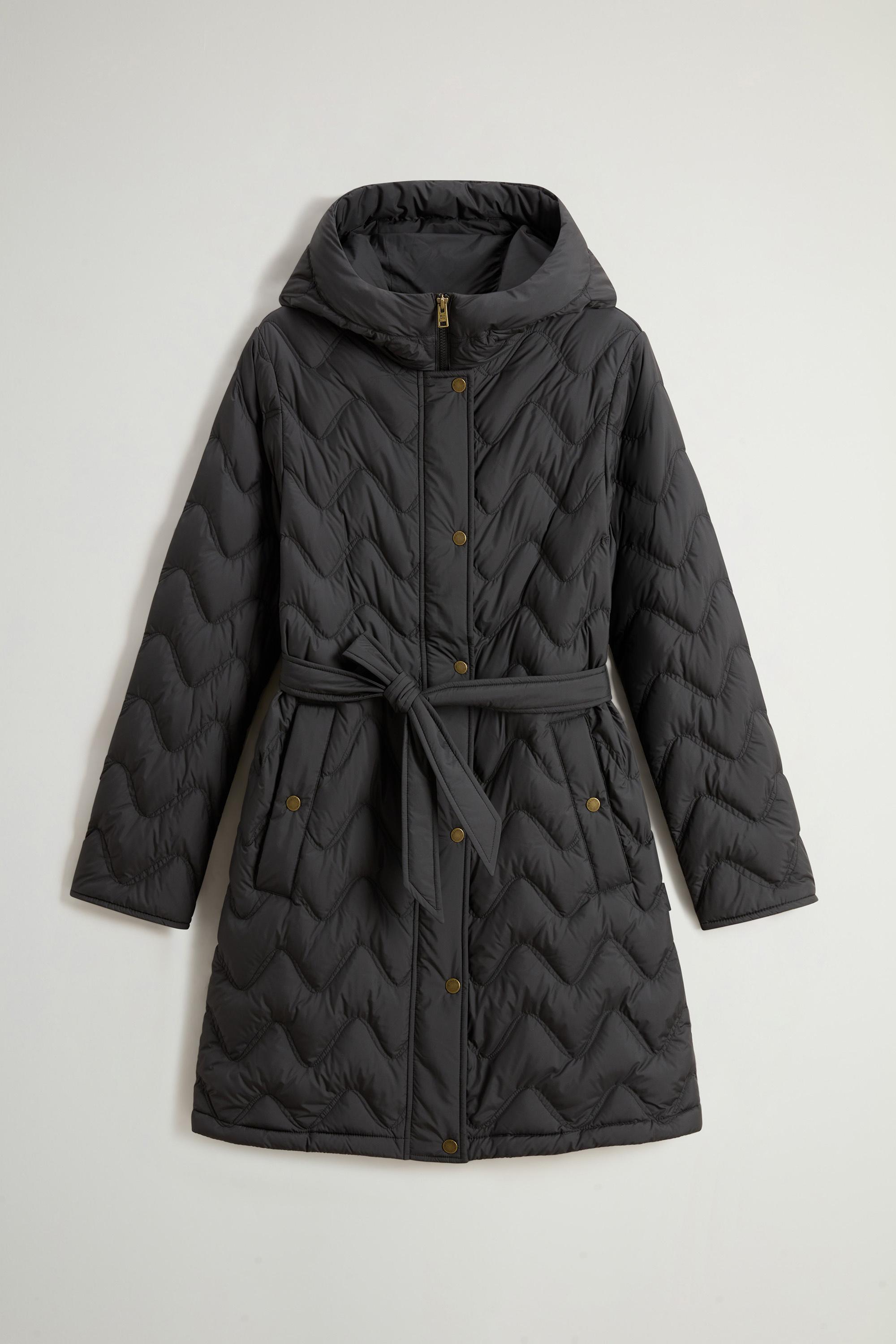 Quilted Microfiber Heritage Parka Black photo 5 | Woolrich