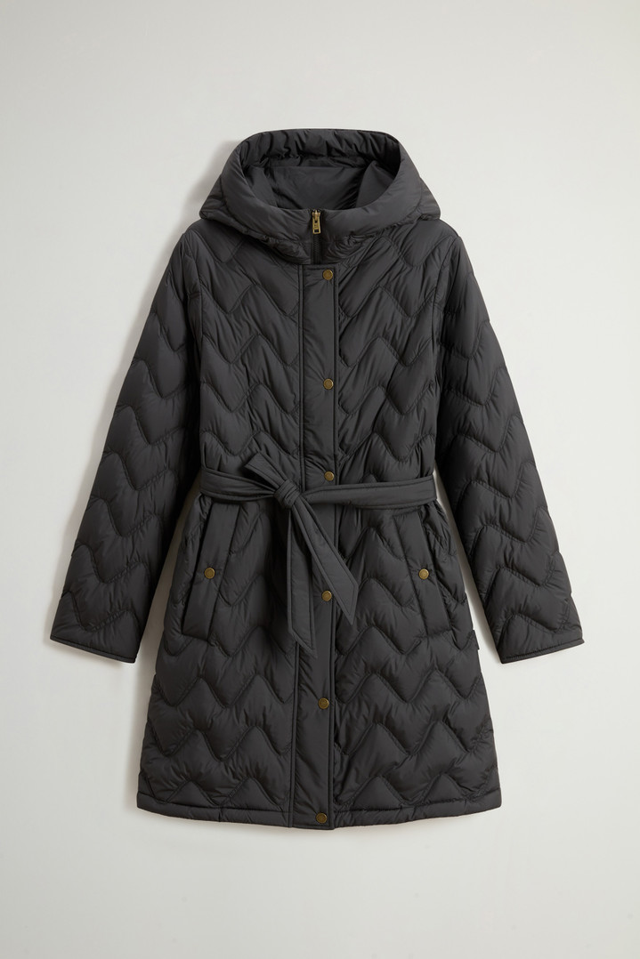 Quilted Microfiber Heritage Parka Black photo 5 | Woolrich