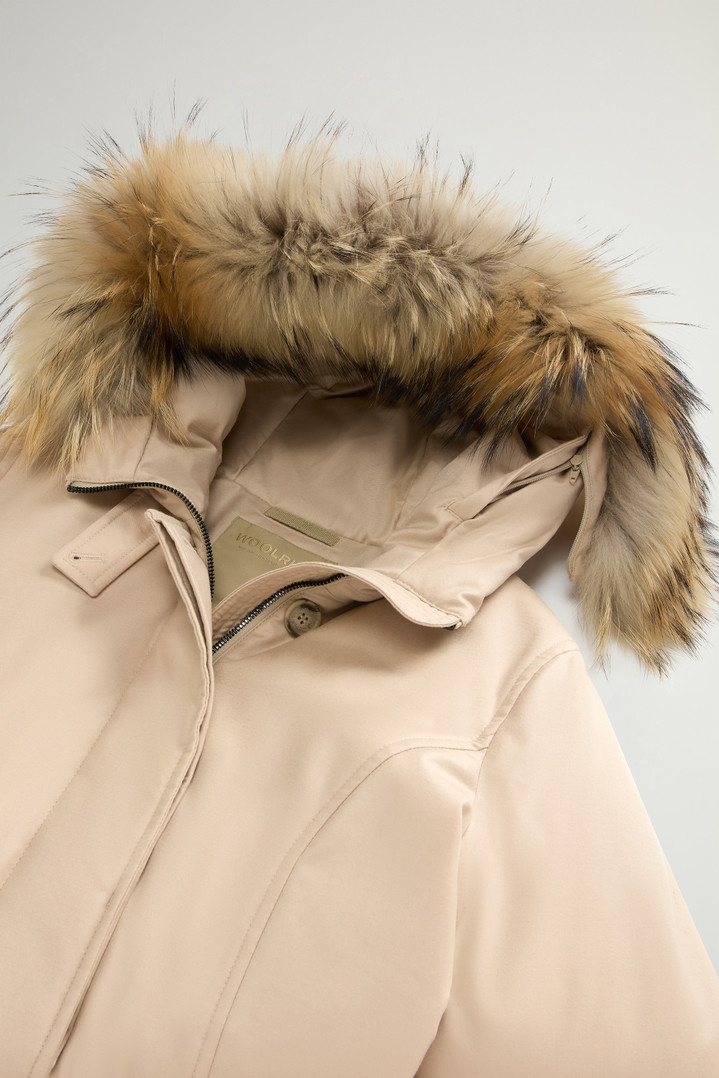 Arctic Parka in a Wool-Silk Blend Crafted Using a Loro Piana Fabric Beige photo 6 | Woolrich